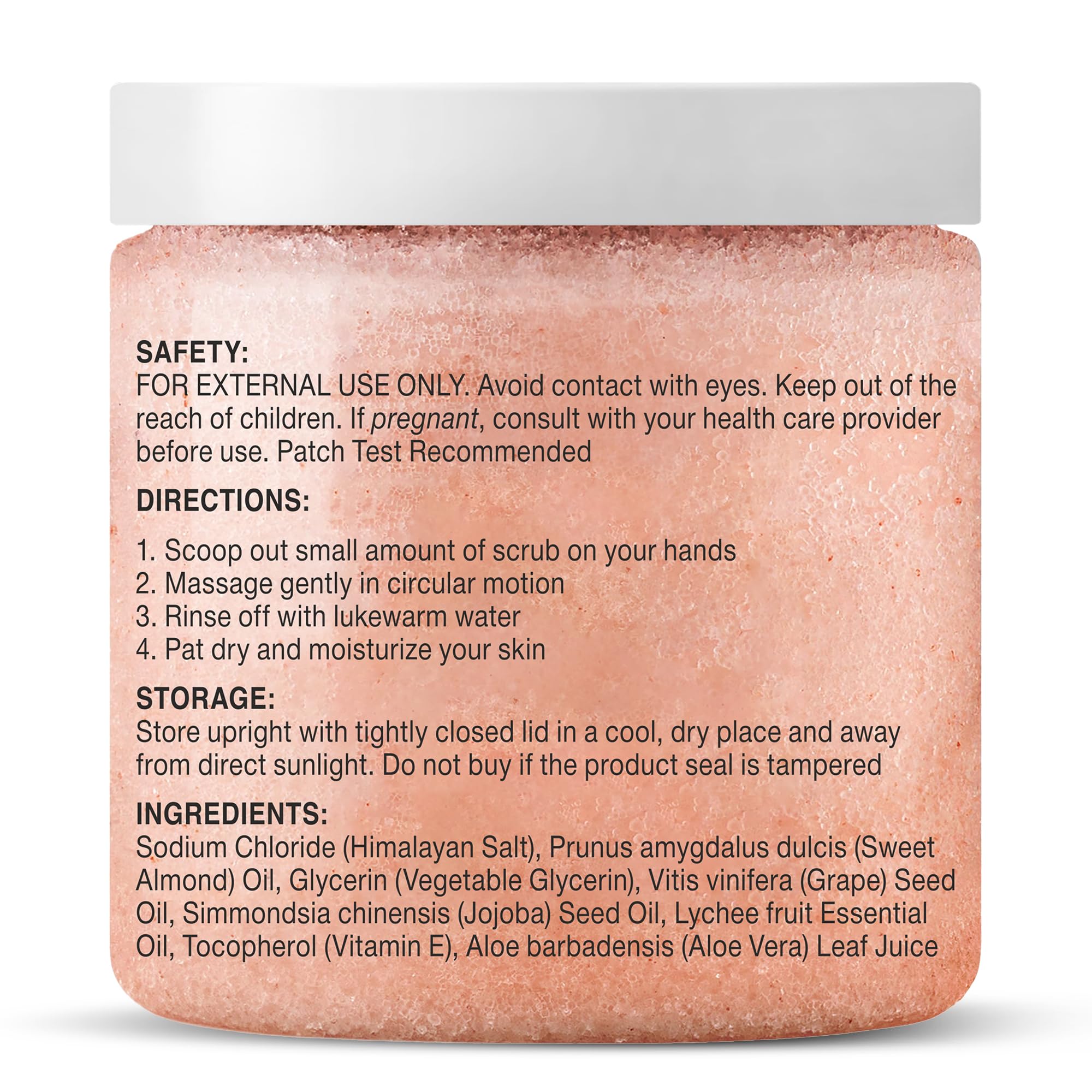 Foto 8 pulgar | Exfoliante Corporal Majestic Pure Himalaya Salt Con Aceite De Lichi, 300 Ml - Venta Internacional.
