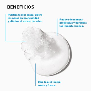 Foto 4 | La Roche Posay Effaclar Gel Microexfoliante 400ml Limpiador Facial Piel Grasa Con Acné Y Puntos Negros