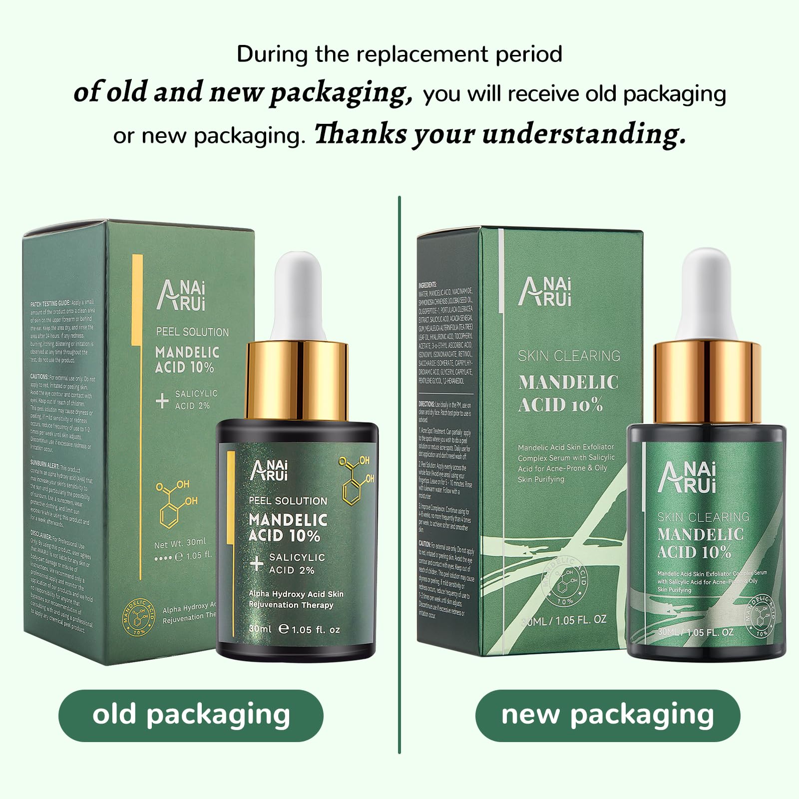 Foto 3 pulgar | Solución Exfoliante Anai Rui Ácido Mandélico de 30 ml-Venta Internacional