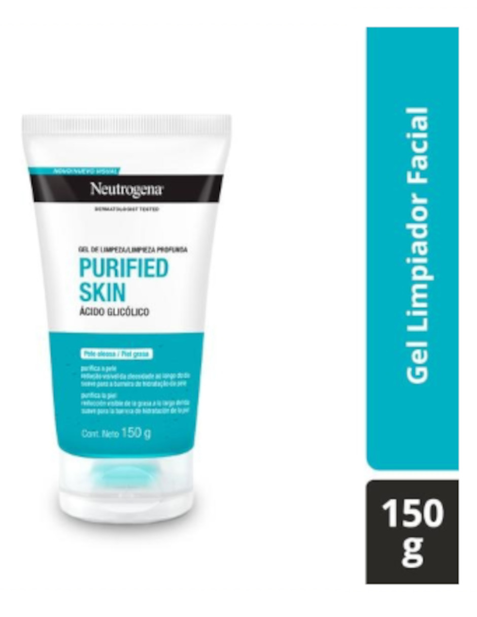 Foto 4 | Gel Limpiador Facial Neutrogena Purified Skin + Termo De Agua De Regalo Güish