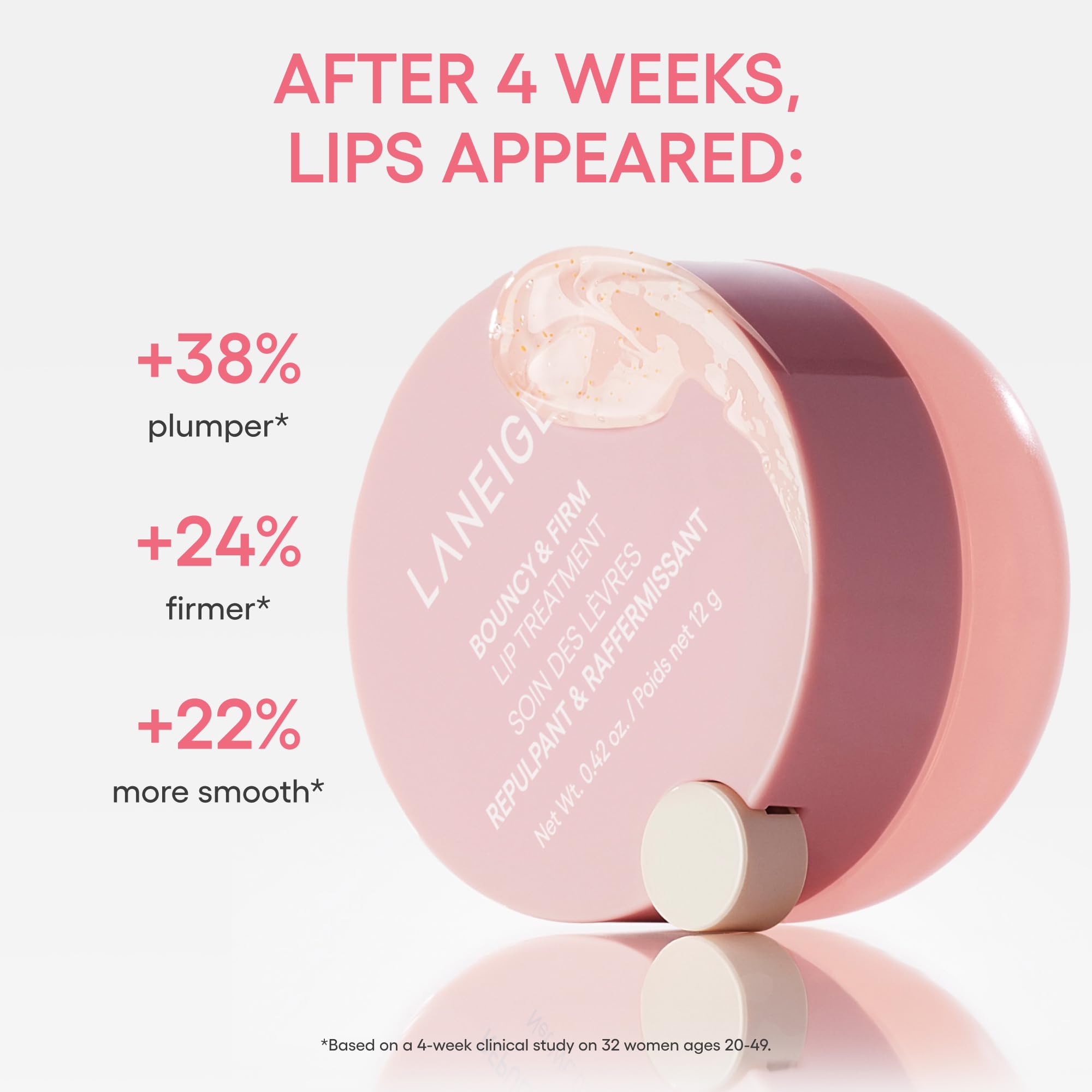 Foto 6 pulgar | Tratamiento Labial Laneige Bouncy & Firm Con Peonía Y Colágeno - Venta Internacional.
