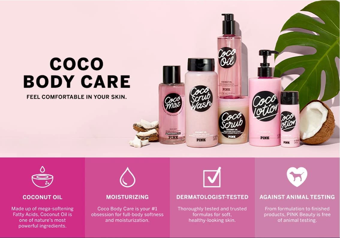 Foto 3 | Exfoliante Corporal Victoria's Secret Pink Coco Smoothing Con Aceite De Coco - Venta Internacional.