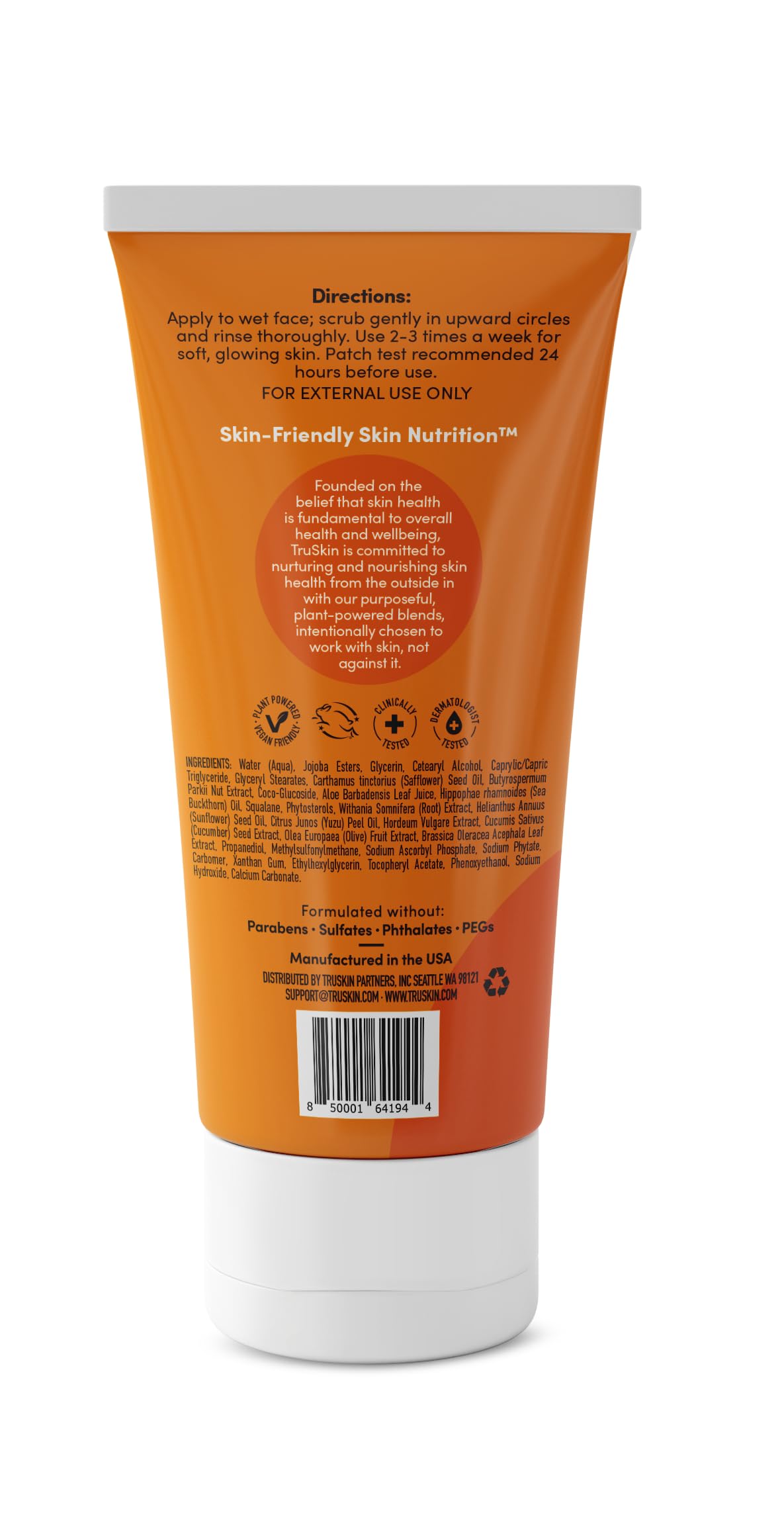 Foto 8 pulgar | Exfoliante Facial Truskin Con Vitamina C, Iluminador Diario, 120 Ml - Venta Internacional.