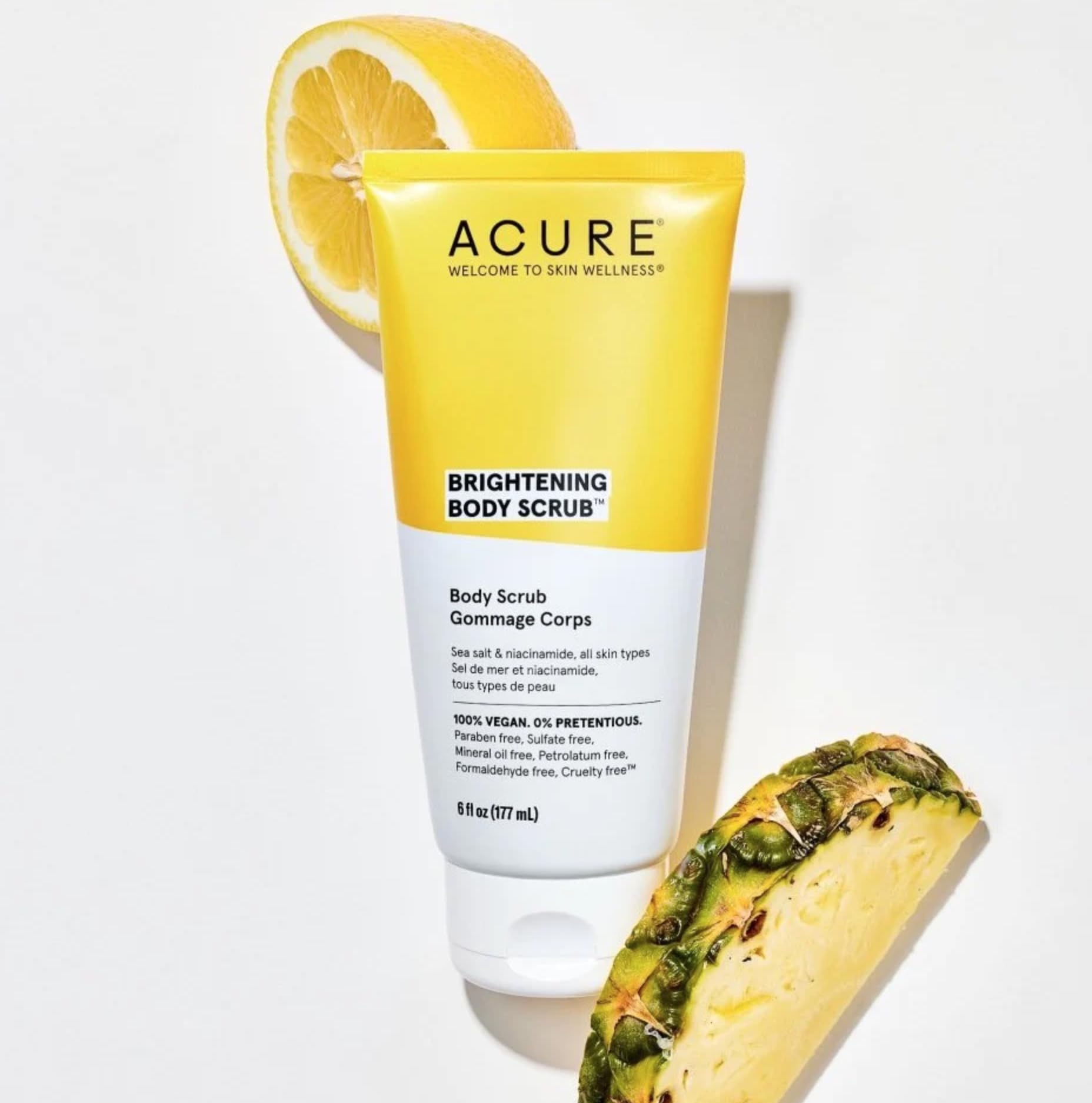 Foto 2 | Exfoliante Corporal Acure Brightening Skin Renewal 180 Ml De Sal Marina - Venta Internacional.