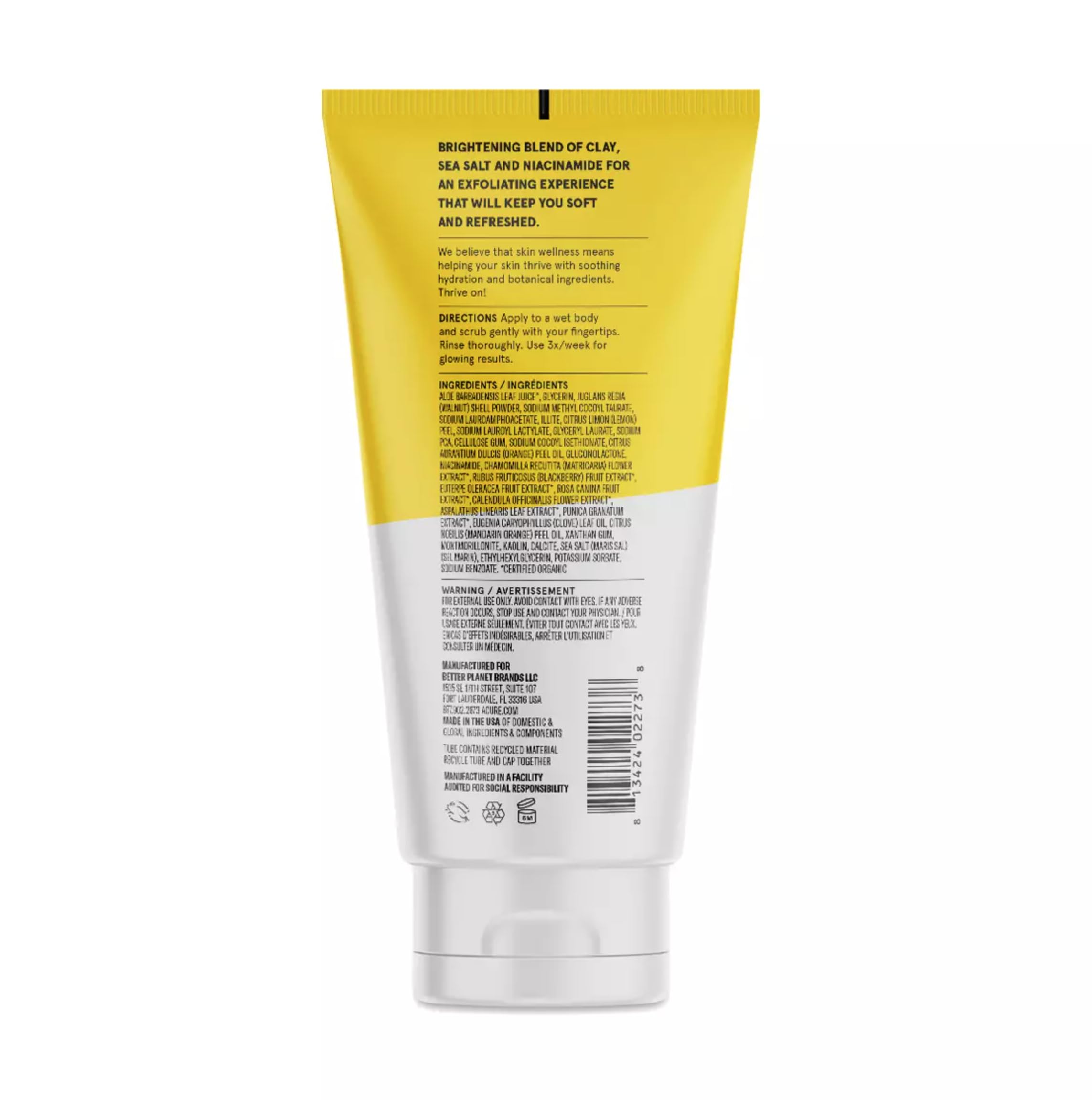 Foto 8 pulgar | Exfoliante Corporal Acure Brightening Skin Renewal 180 Ml De Sal Marina - Venta Internacional.