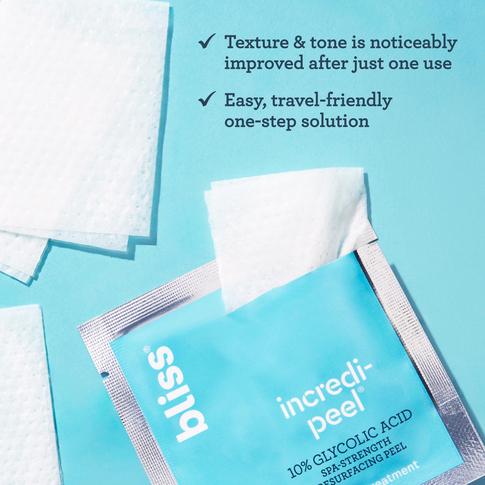 Foto 2 | Almohadillas Faciales Bliss That's Incredi-peel Para Rejuvenecimiento Glicólico - Venta Internacional.