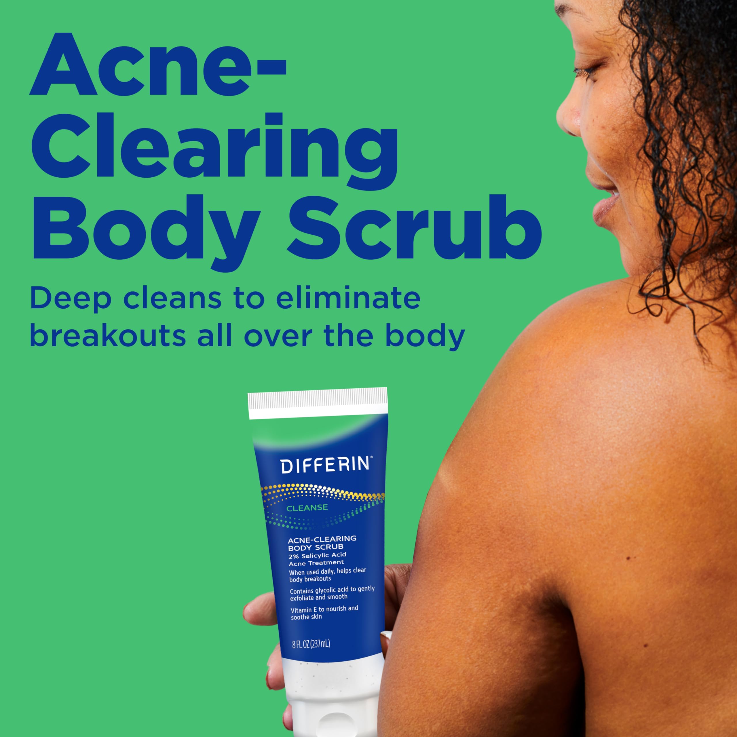 Foto 4 pulgar | Exfoliante Corporal Differin Con Ácido Salicílico Para Eliminar El Acné 240 Ml - Venta Internacional.
