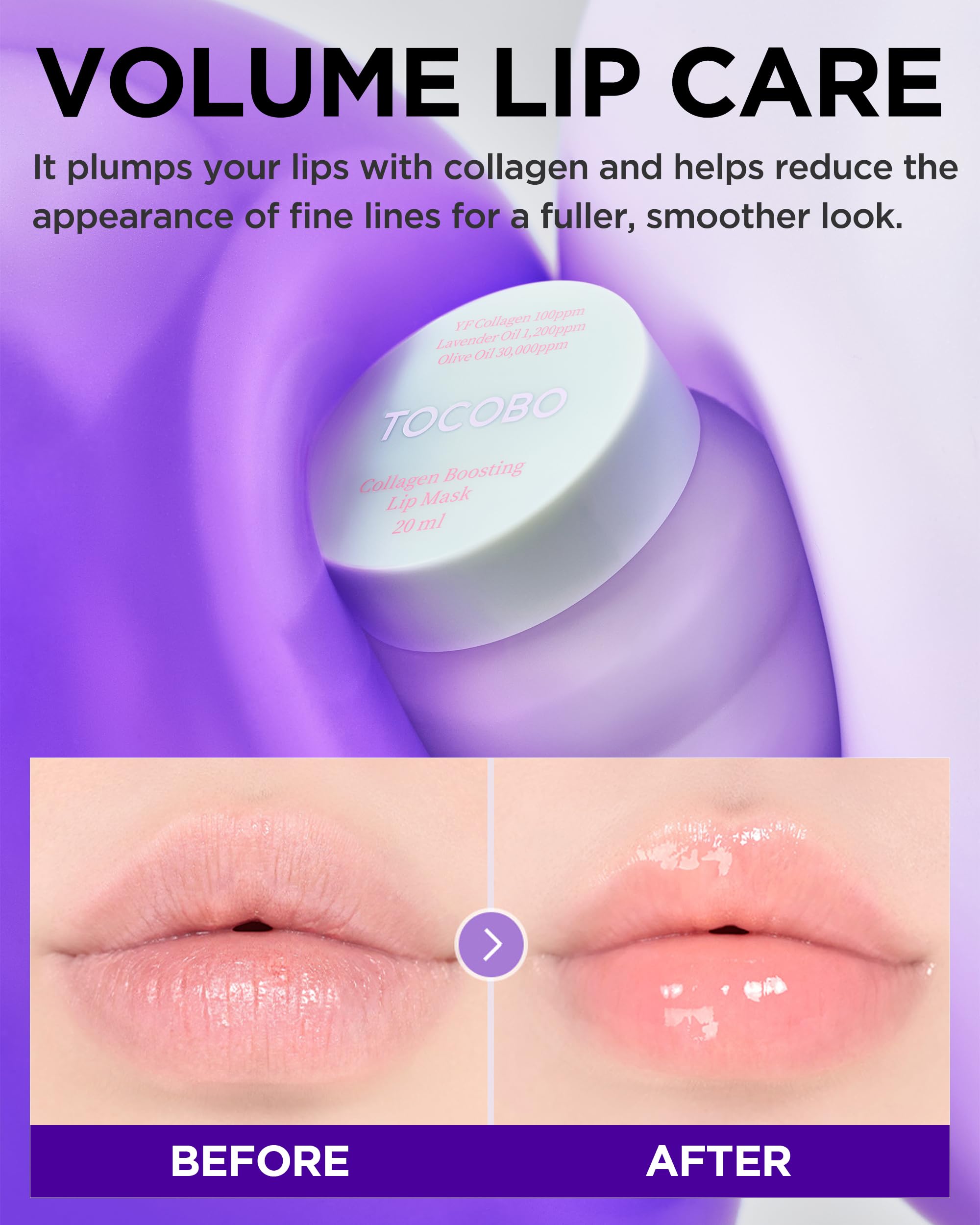 Foto 4 pulgar | Mascarilla Labial Tocobo Collagen Boosting Lip Plumper 15 Ml - Venta Internacional.