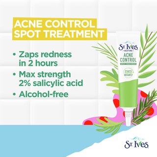Foto 2 | Tratamiento Localizado St. Ives Solutions Acne Control, 22 Ml Con Ácido Salicílico - Venta Internacional.