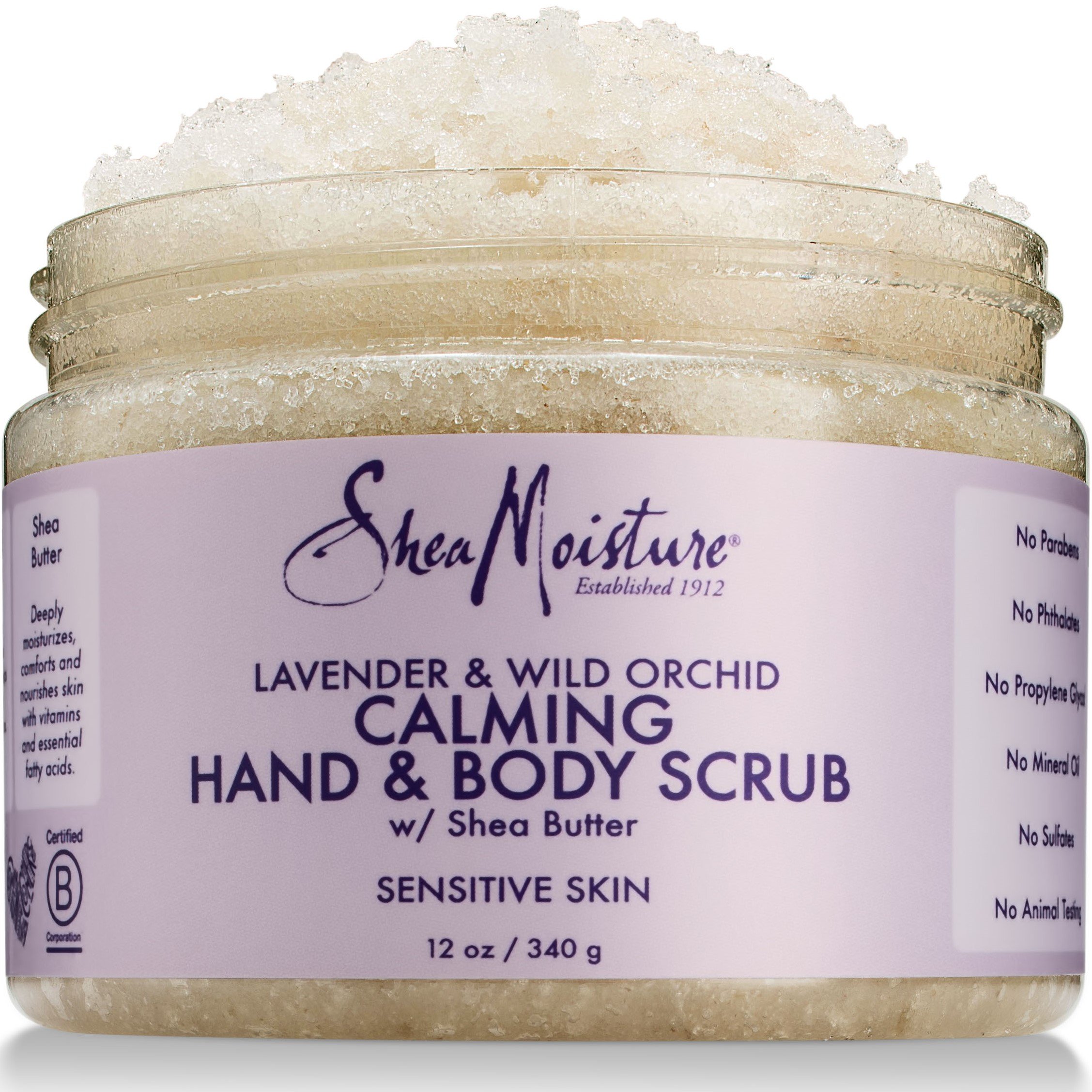 Foto 1 | Exfoliante Para Manos Y Cuerpo Sheamoisture Lavanda Y Orquídea Silvestre 350 Ml - Venta Internacional.