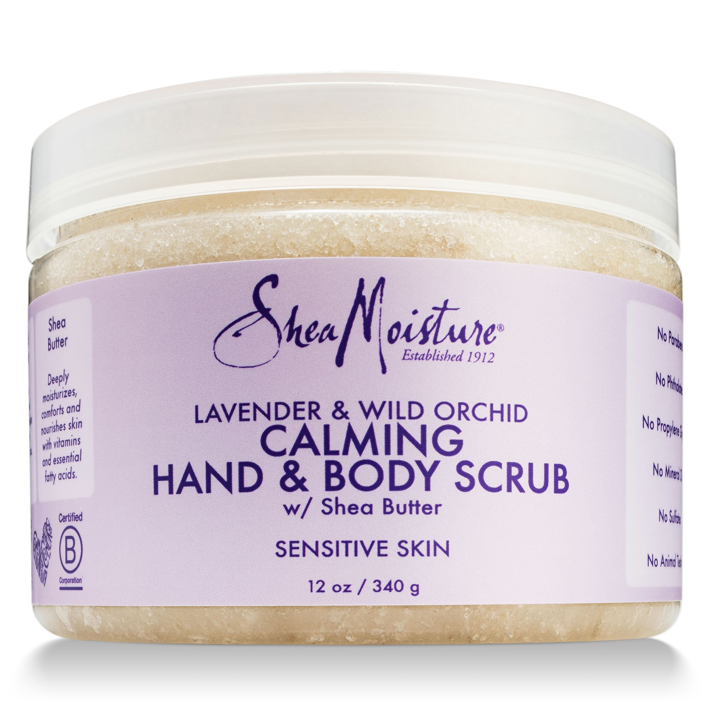 Foto 3 pulgar | Exfoliante Para Manos Y Cuerpo Sheamoisture Lavanda Y Orquídea Silvestre 350 Ml - Venta Internacional.