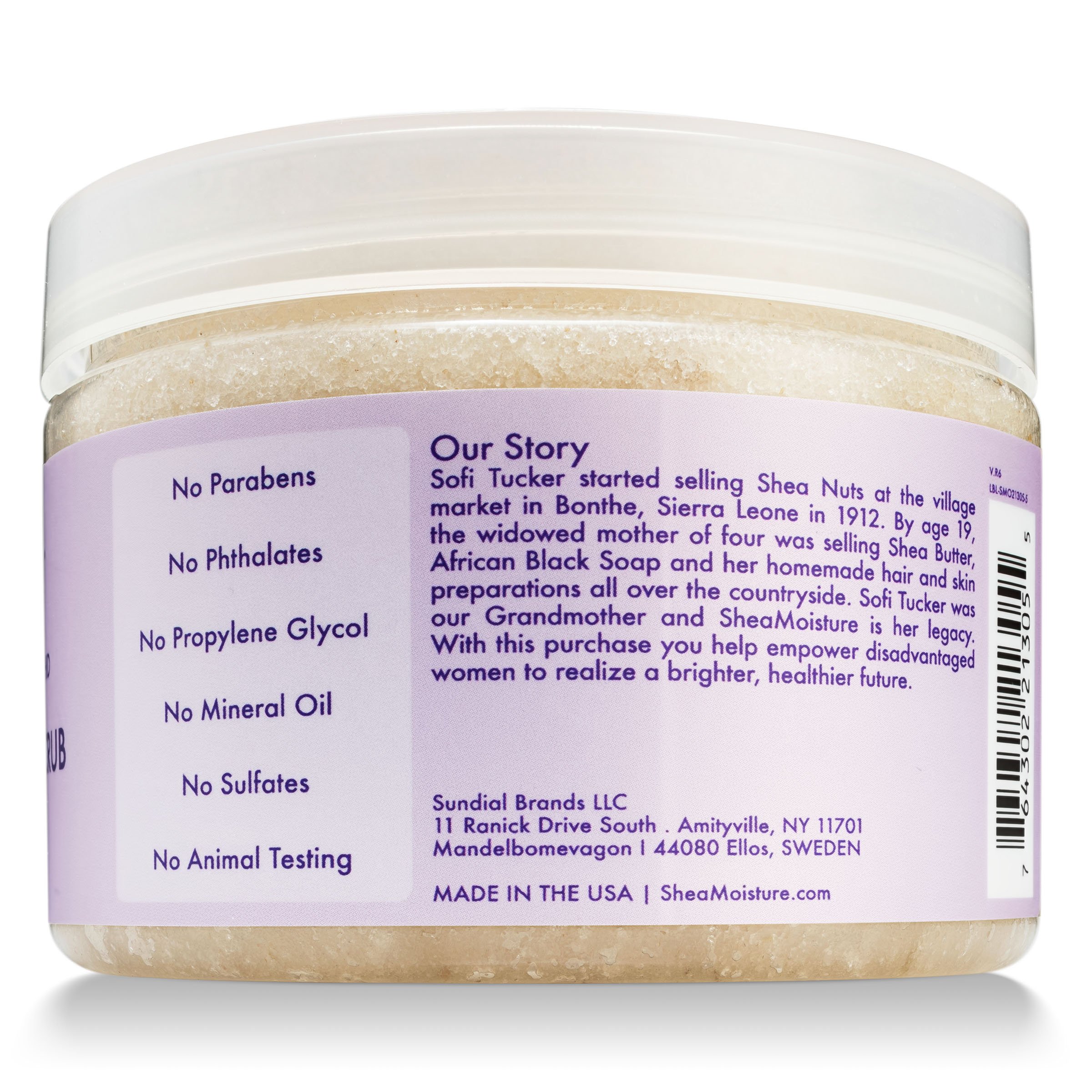 Foto 4 pulgar | Exfoliante Para Manos Y Cuerpo Sheamoisture Lavanda Y Orquídea Silvestre 350 Ml - Venta Internacional.