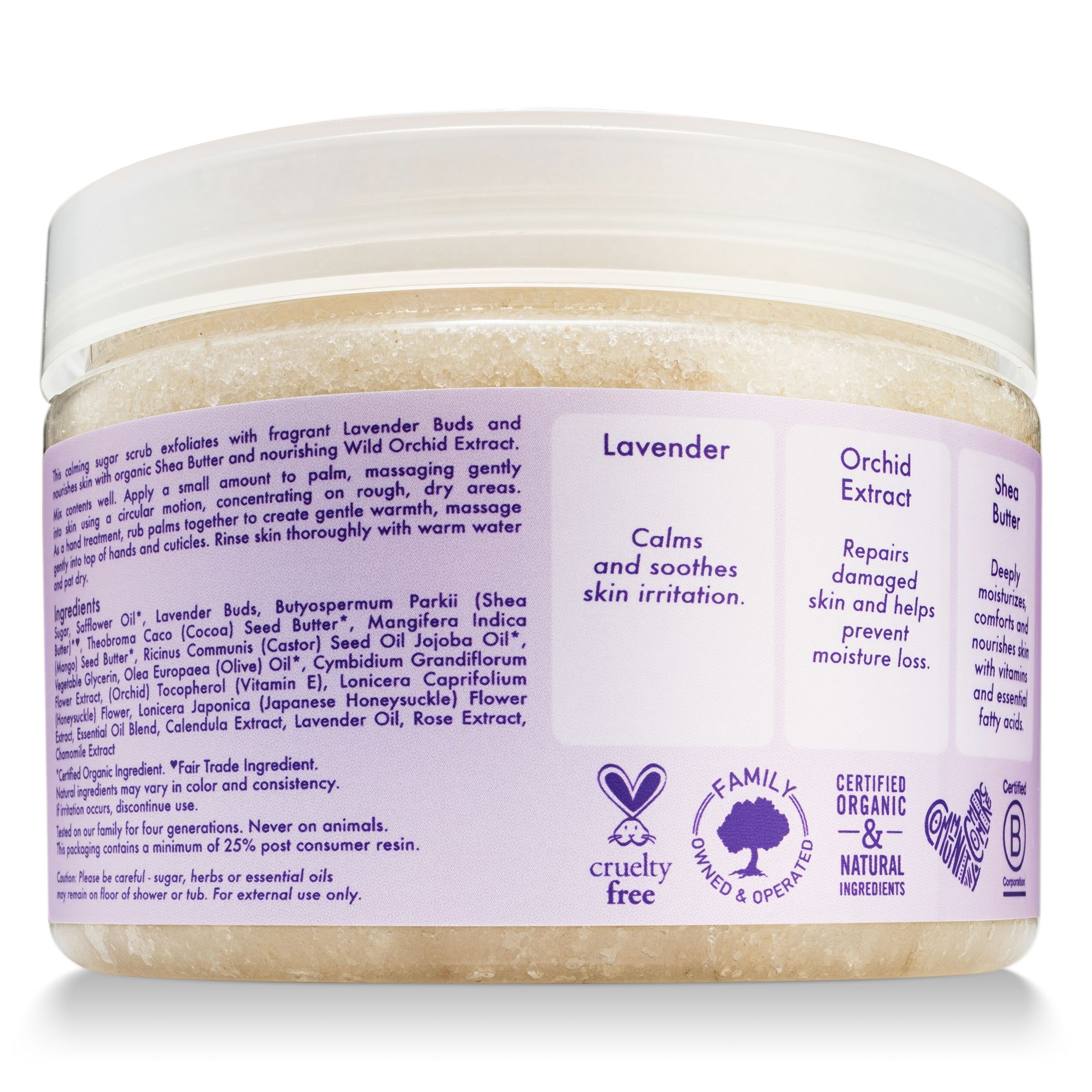 Foto 6 pulgar | Exfoliante Para Manos Y Cuerpo Sheamoisture Lavanda Y Orquídea Silvestre 350 Ml - Venta Internacional.