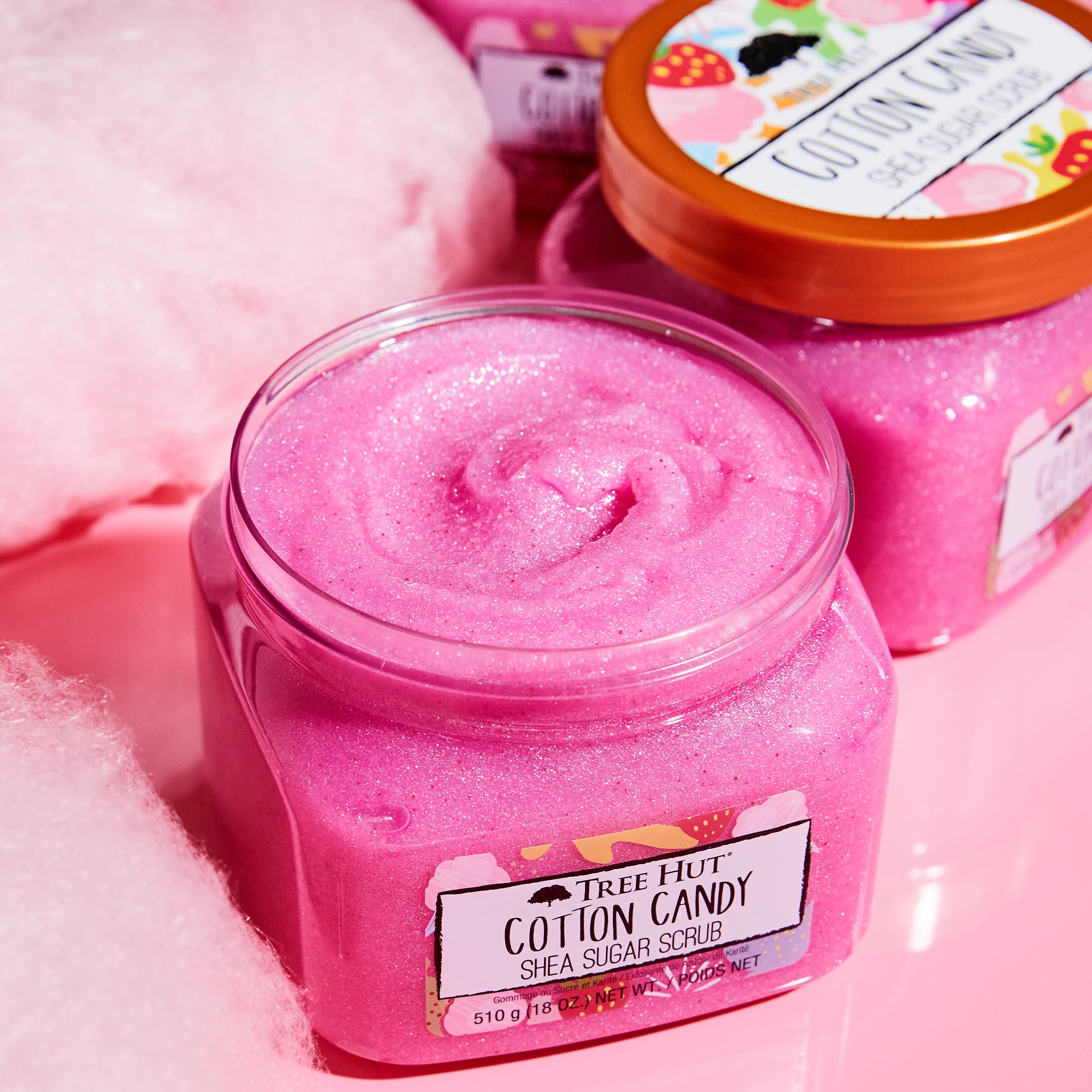 Foto 3 pulgar | Sugar Scrub Tree Hut Cotton Candy Shea 510 G - Venta Internacional.