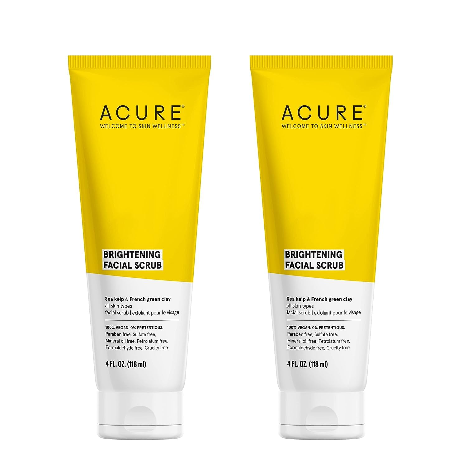 Foto 2 pulgar | Exfoliante Facial Acure Brightening Sea Kelp & French Green Clay - Venta Internacional.