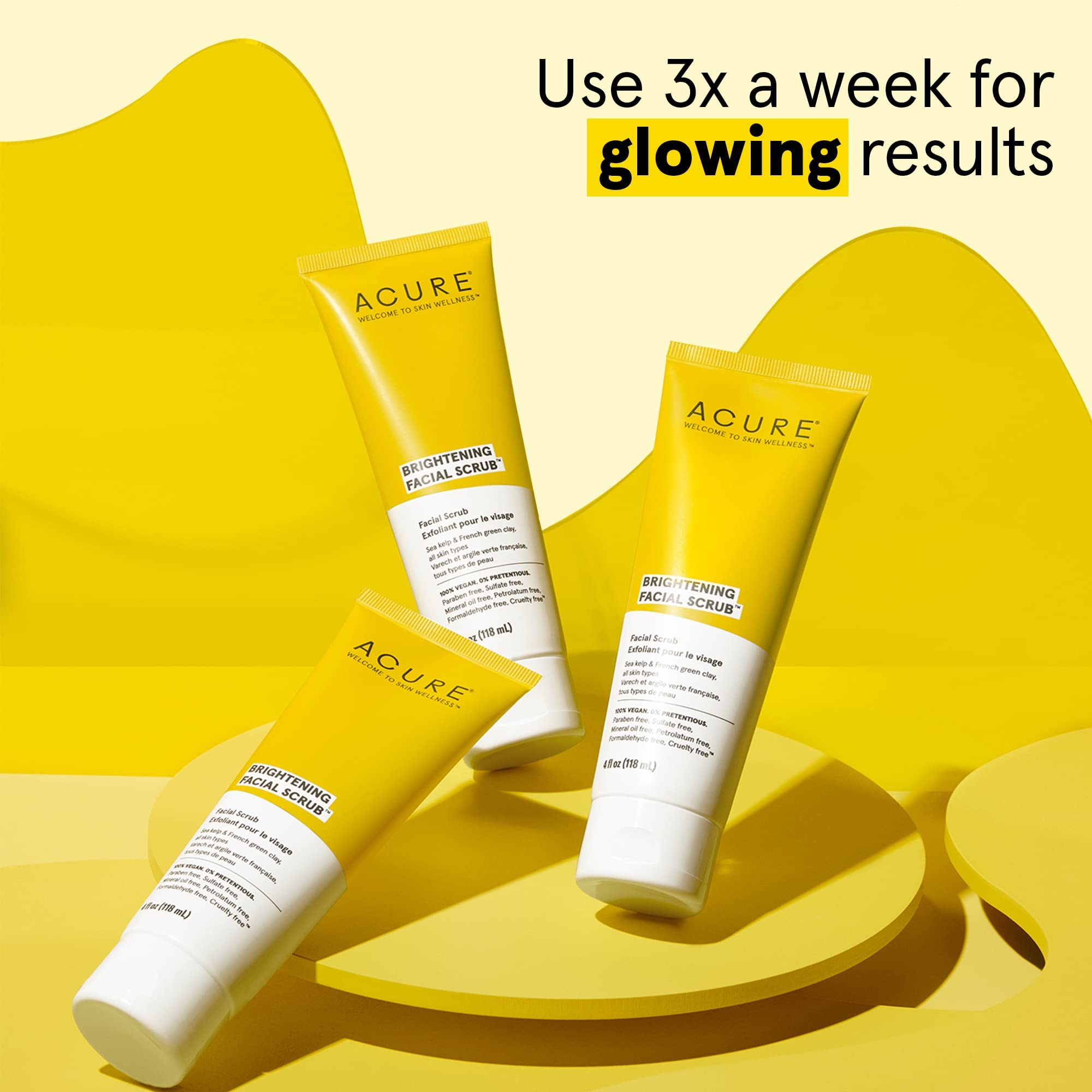 Foto 5 pulgar | Exfoliante Facial Acure Brightening Sea Kelp & French Green Clay - Venta Internacional.