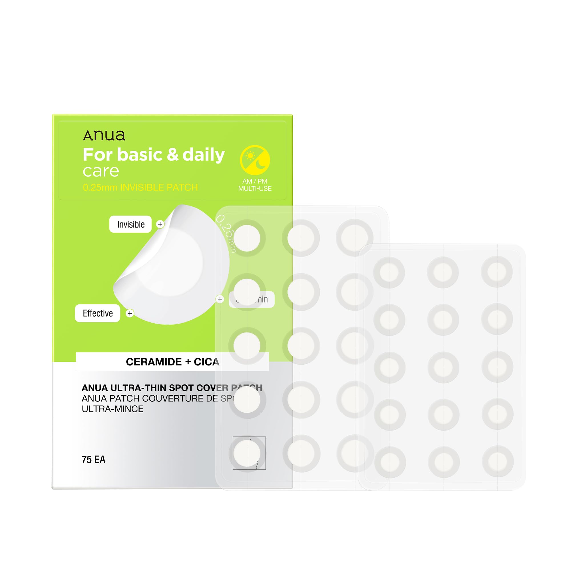 Foto 1 | 75 Parches De Hidrocoloide Ultrafino Spot Cover Patch Anua - Venta Internacional.