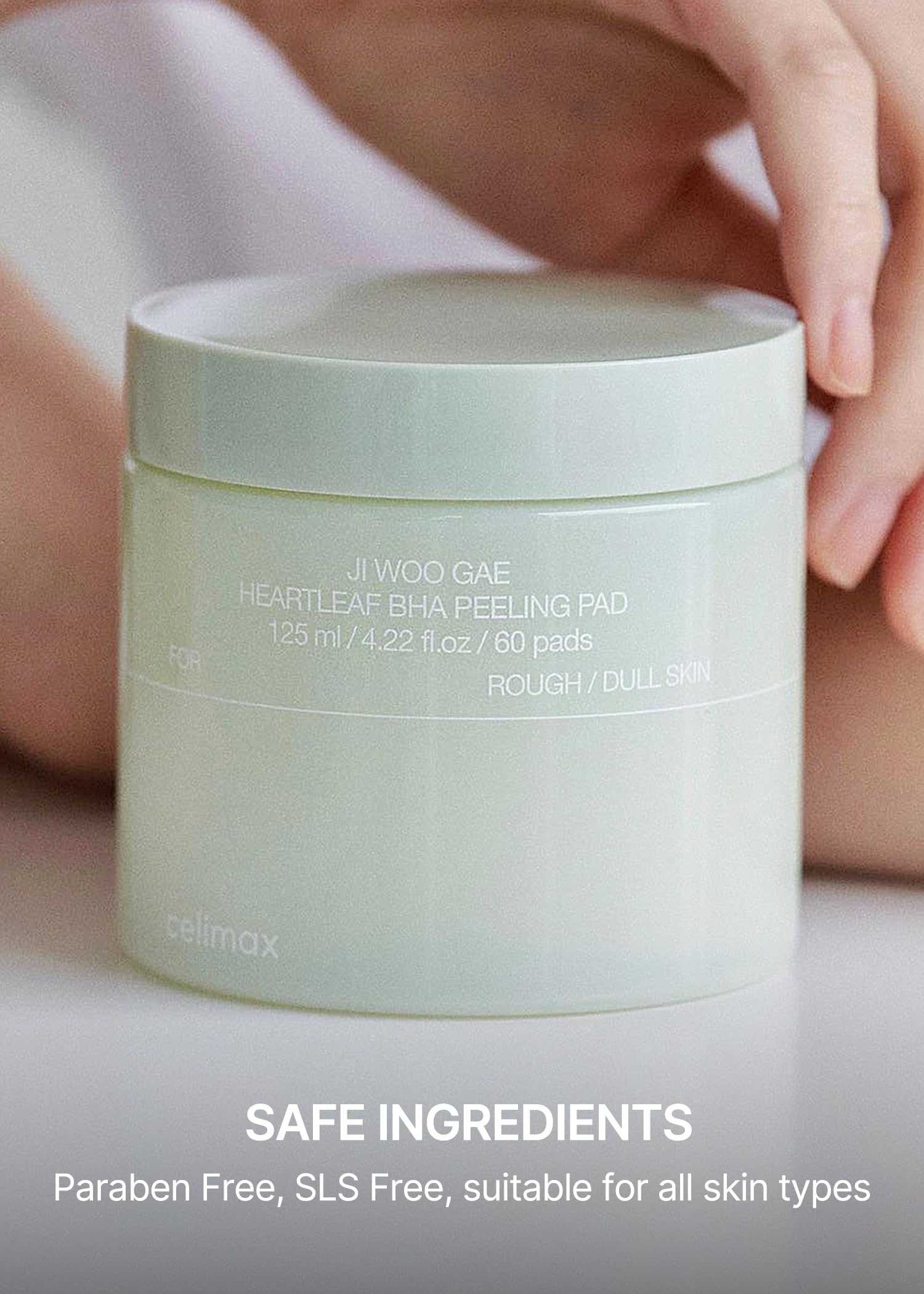 Foto 6 | Almohadillas Tónicas Exfoliantes Celimax Ji.woo.gae Heartleaf Bha (60) - Venta Internacional.
