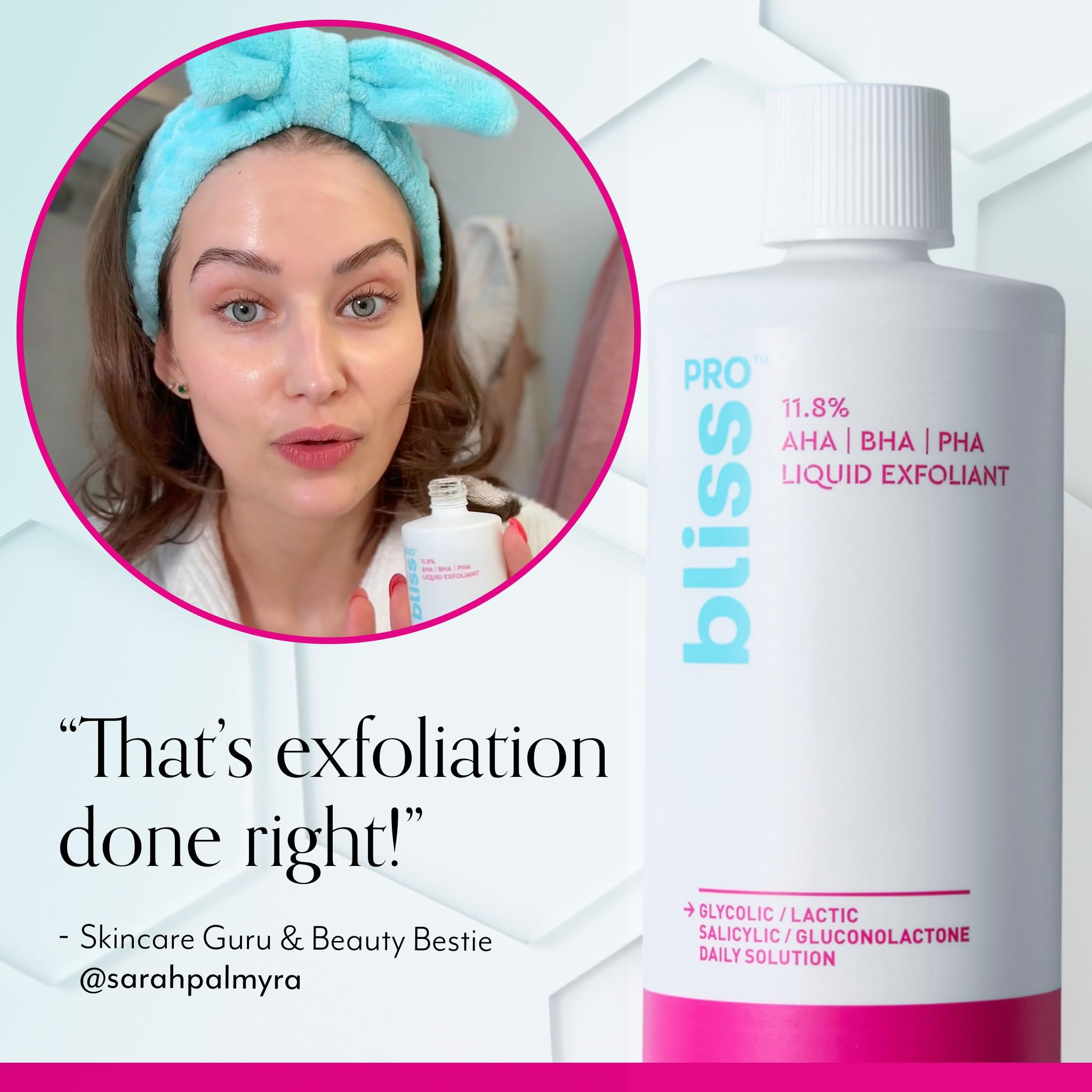 Foto 3 pulgar | Exfoliante Líquido Blisspro™ Weekly 350 Ml 11,8% De Aha, Bha, Pha - Venta Internacional.