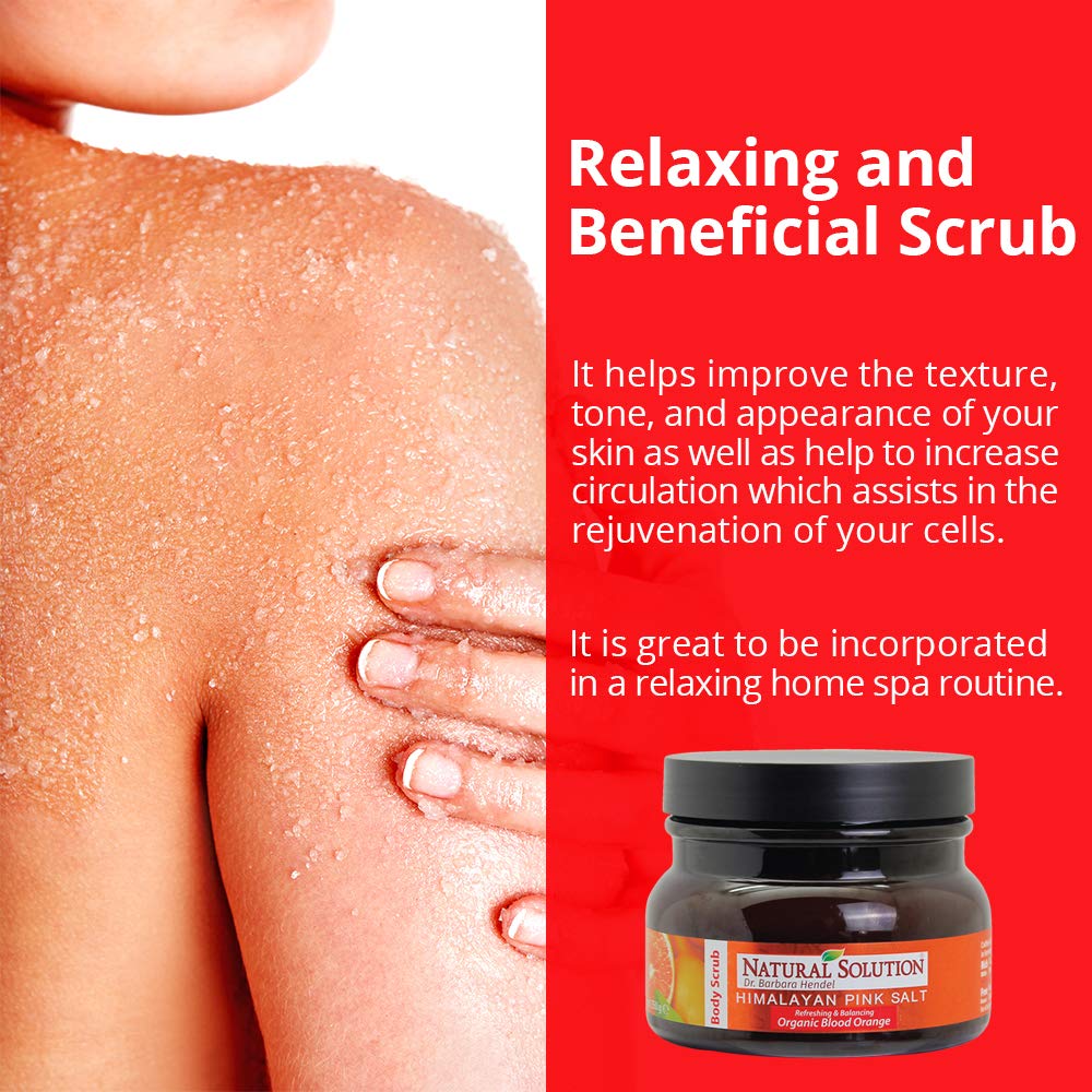 Foto 2 | Exfoliante Corporal Natural Solution, Sal Rosa Del Himalaya, 360 Ml - Venta Internacional.
