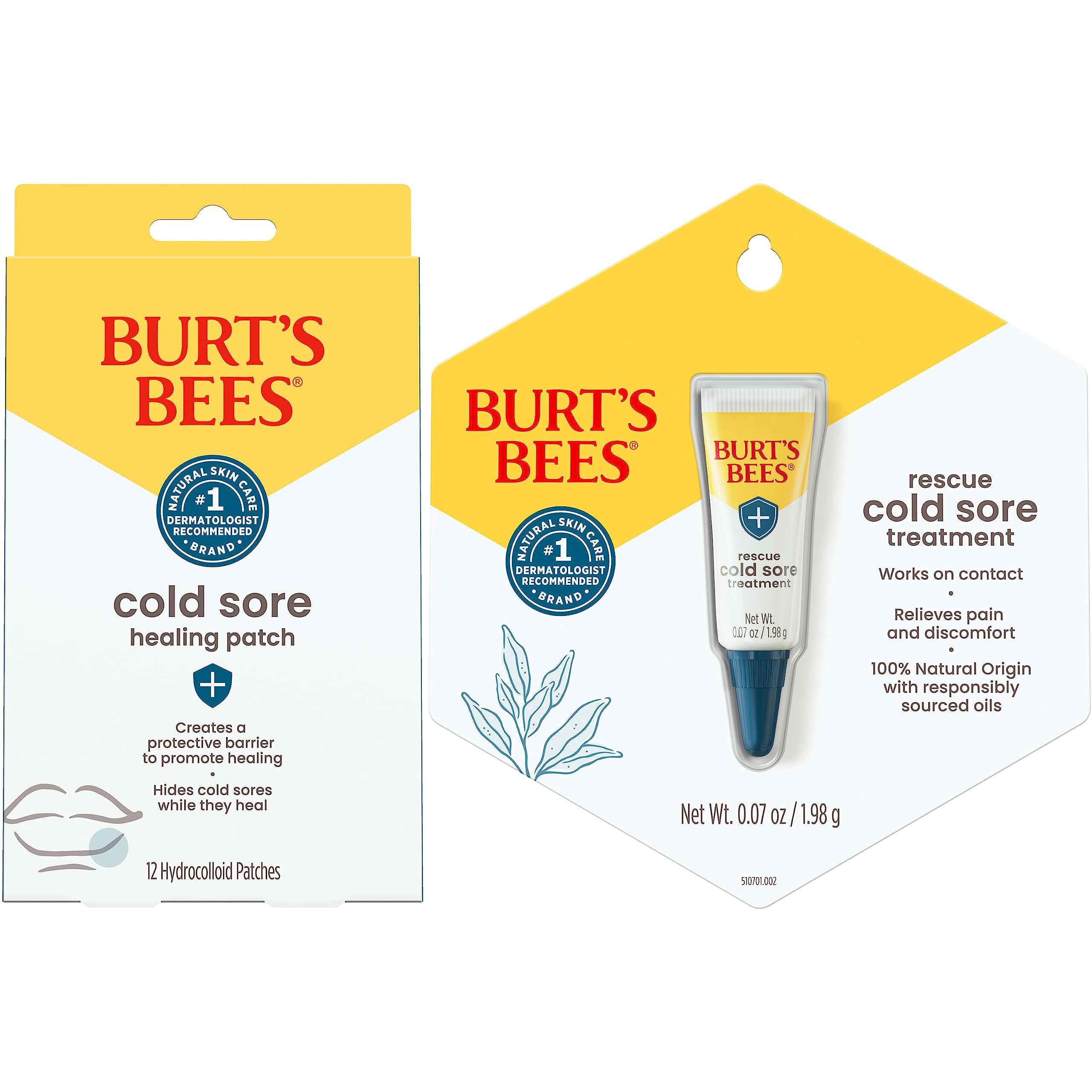 Foto 2 pulgar | Paquete De Tratamiento Para El Herpes Labial Burt's Bees De Stocking Stuffers - Venta Internacional.
