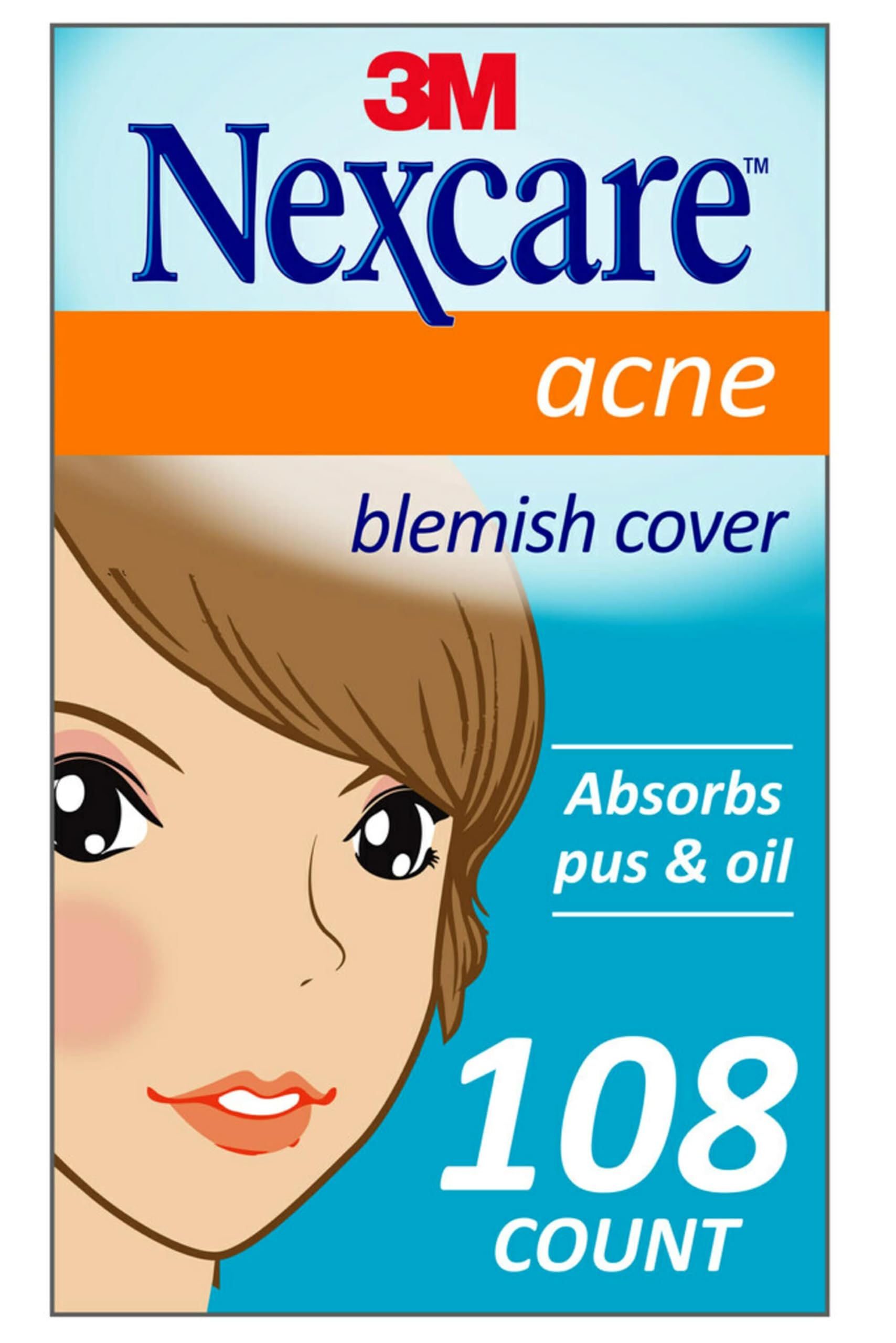 Cubierta Para El Acné Nexcare Skin Cover Absorbe El Pus Y La Grasa X108 - Venta Internacional. $536