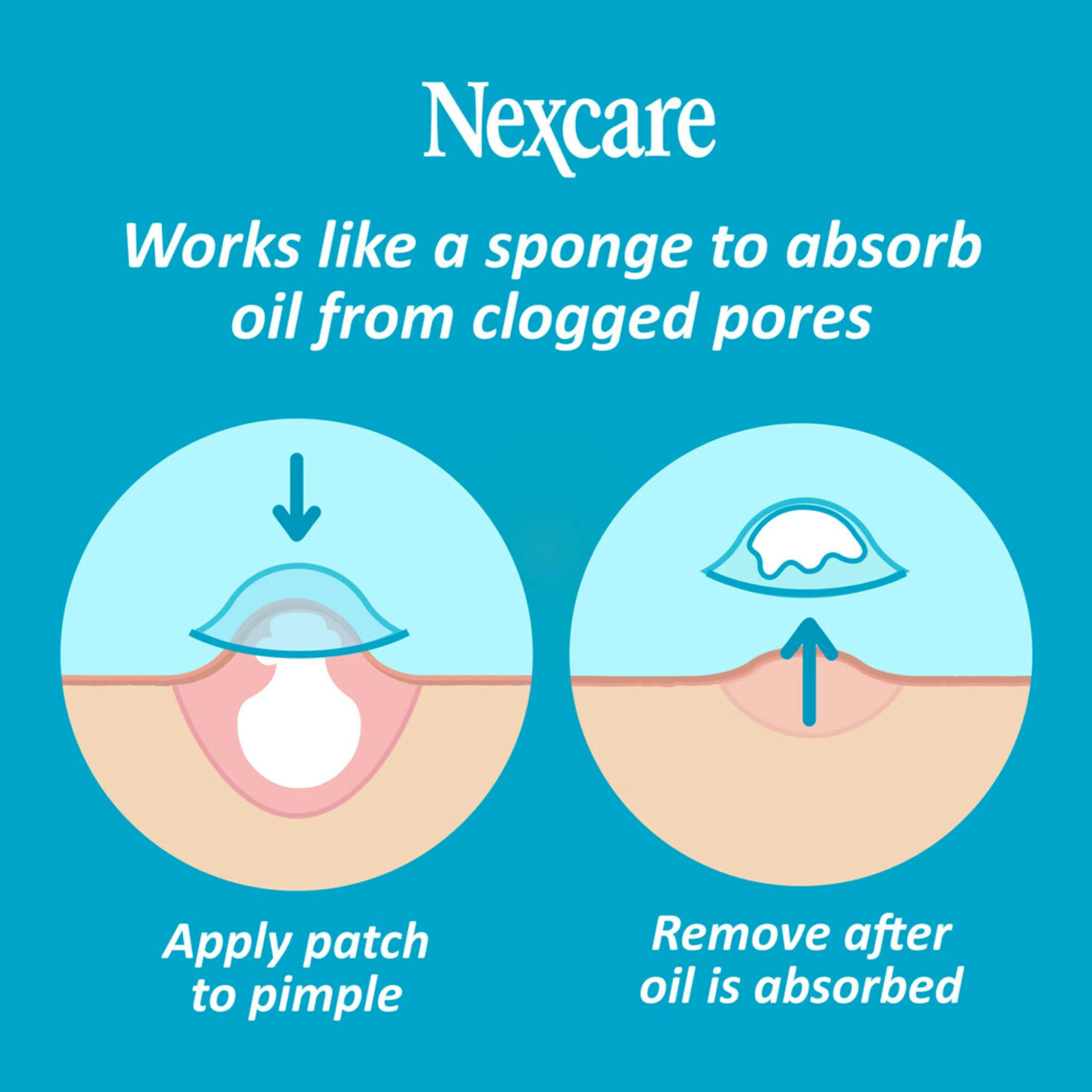 Foto 2 | Cubierta Para El Acné Nexcare Skin Cover Absorbe El Pus Y La Grasa X108 - Venta Internacional.