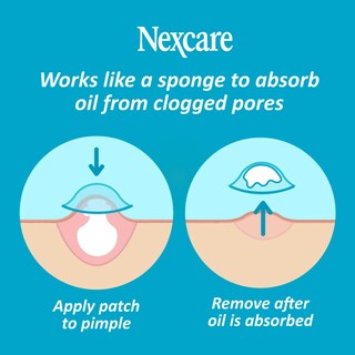 Foto 2 | Cubierta Para El Acné Nexcare Skin Cover Absorbe El Pus Y La Grasa X108 - Venta Internacional.