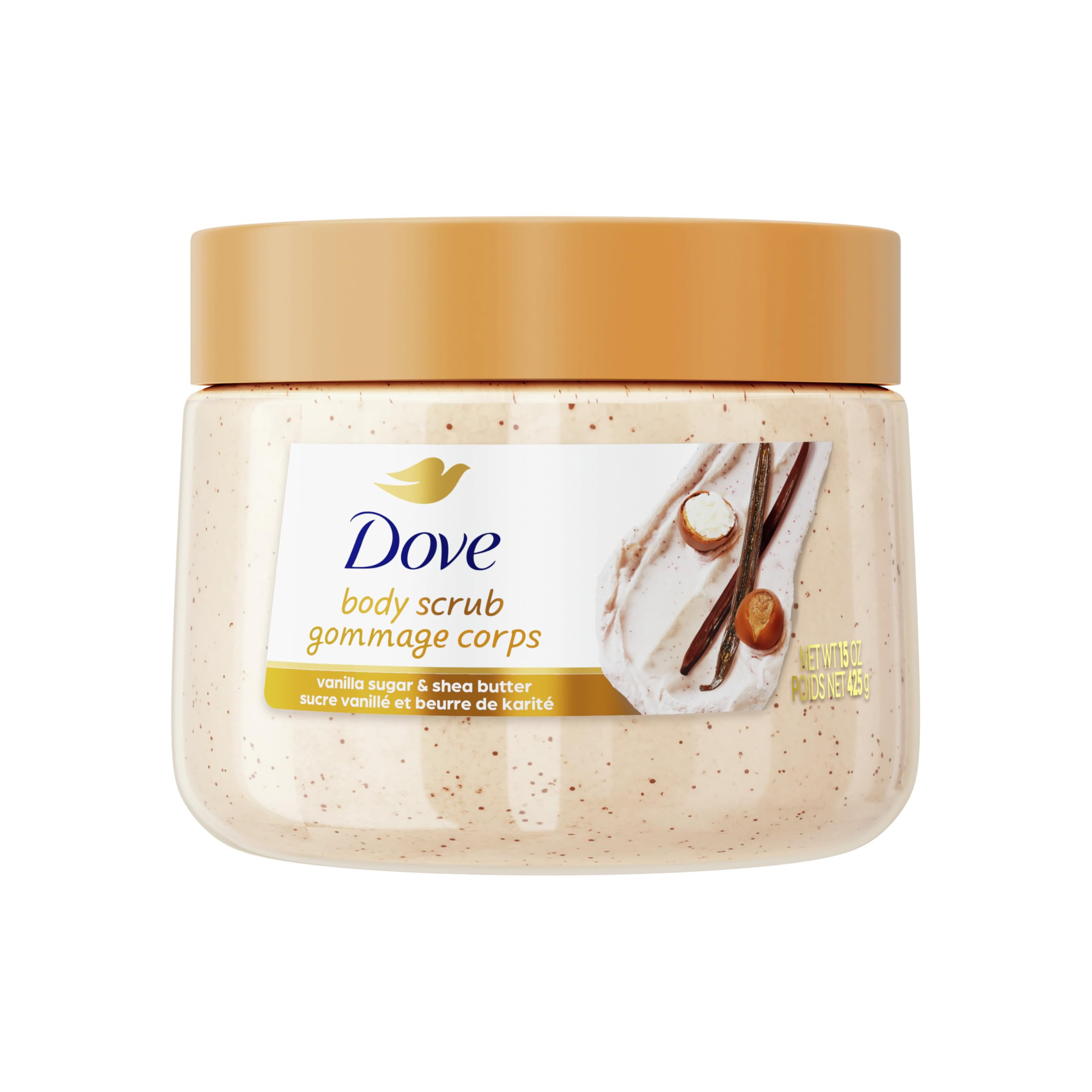 Foto 2 pulgar | Exfoliante Corporal Dove Vanilla Con Crema Hidratante, 450 Ml - Venta Internacional.