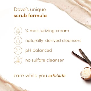 Foto 3 | Exfoliante Corporal Dove Vanilla Con Crema Hidratante, 450 Ml - Venta Internacional.