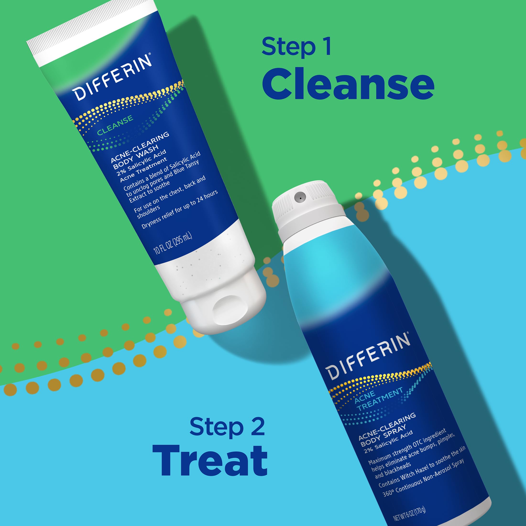 Foto 4 | Spray Corporal Para El Acné Differin 360 Con Ácido Salicílico 180 Ml - Venta Internacional.