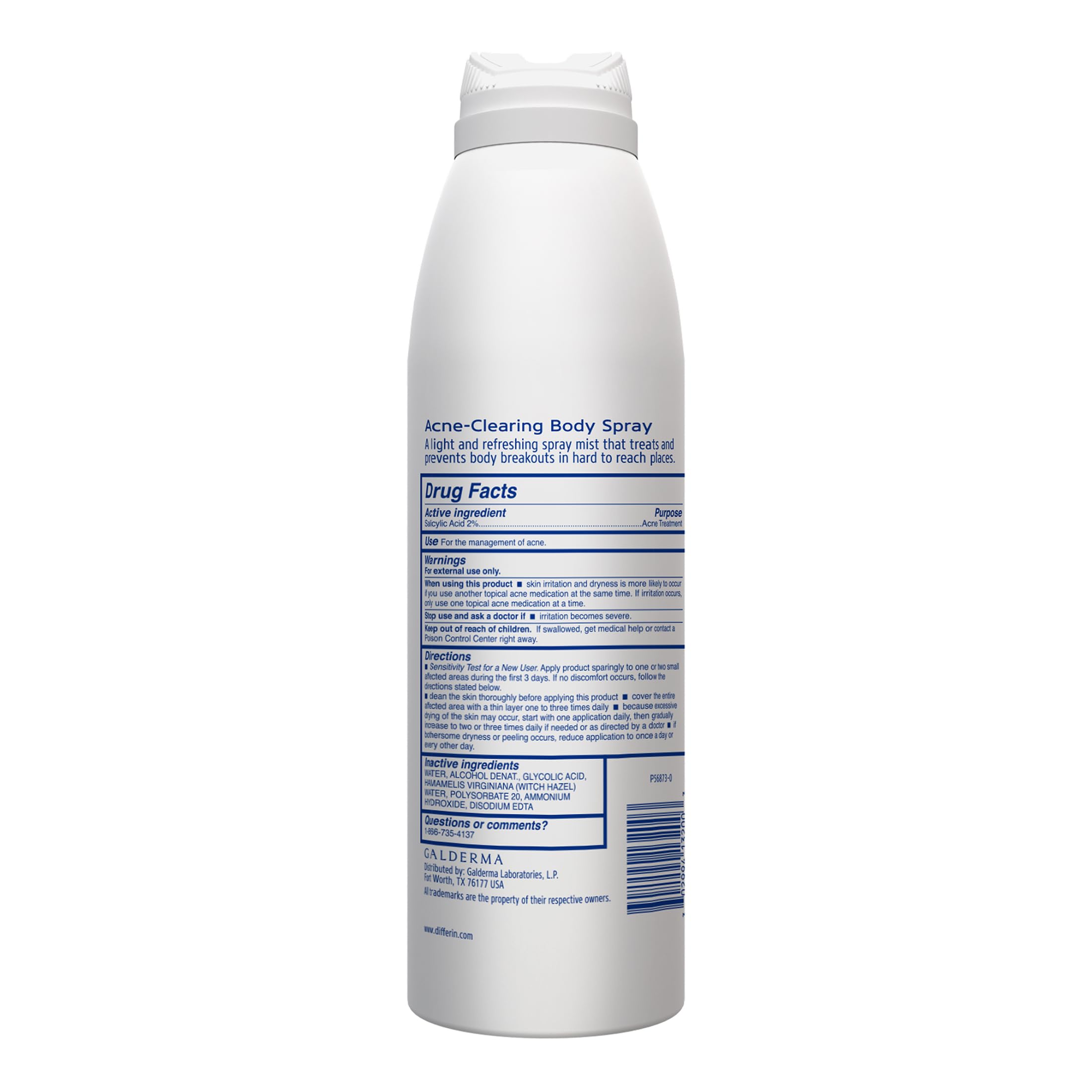 Foto 7 pulgar | Spray Corporal Para El Acné Differin 360 Con Ácido Salicílico 180 Ml - Venta Internacional.