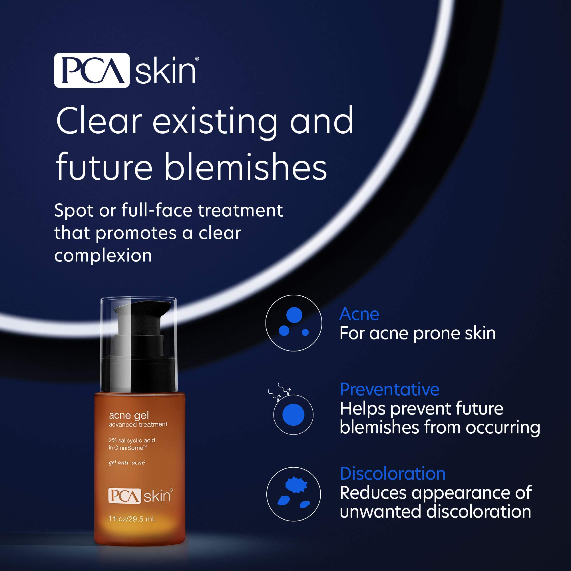 Foto 3 pulgar | Gel Para El Acné Pca Skin Tratamiento Para Manchas De Acné Con 2% De Ácido Salicílico, 30 Ml - Venta Internacional.