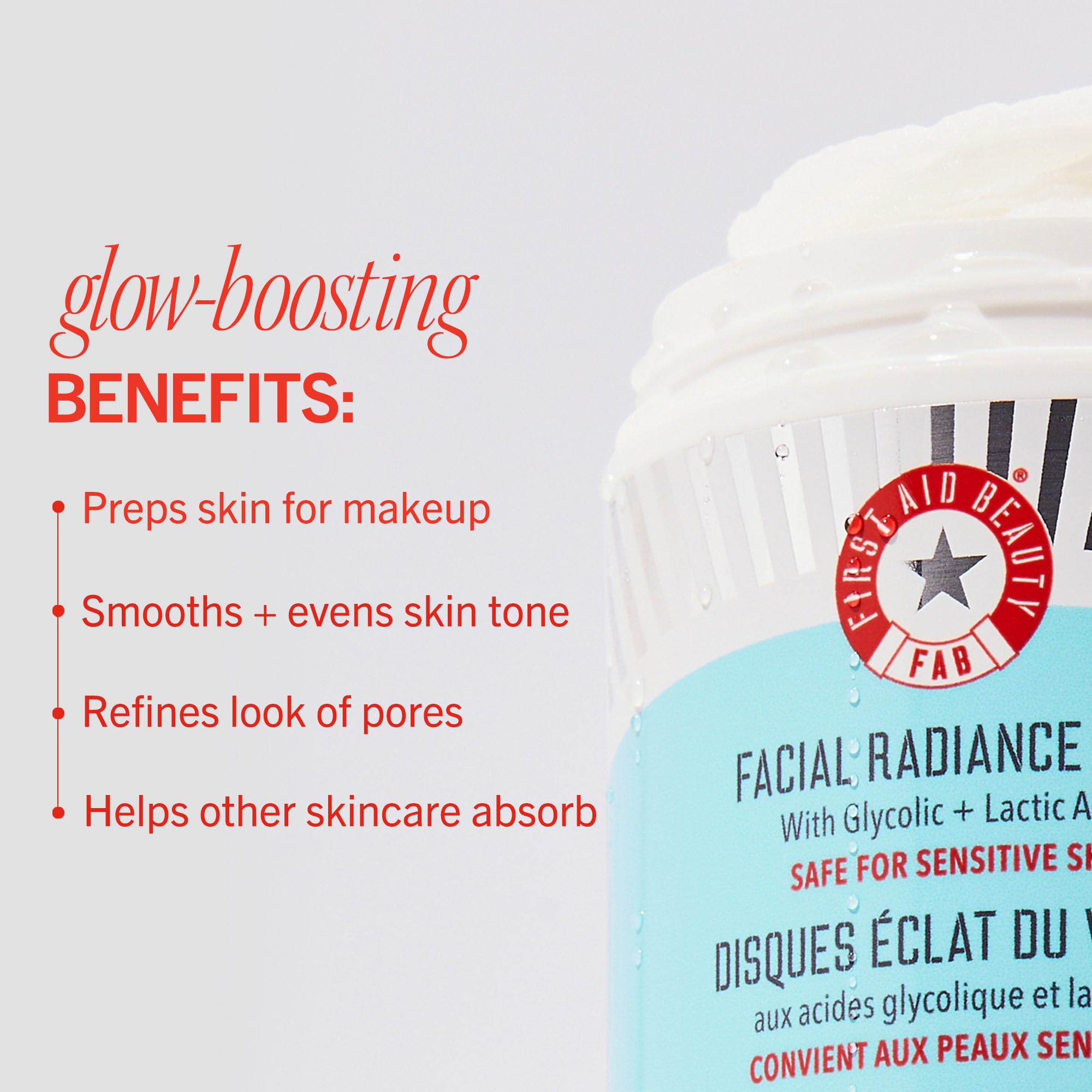 Foto 5 pulgar | Almohadillas Exfoliantes First Aid Beauty Facial Radiance 60 Almohadillas - Venta Internacional.