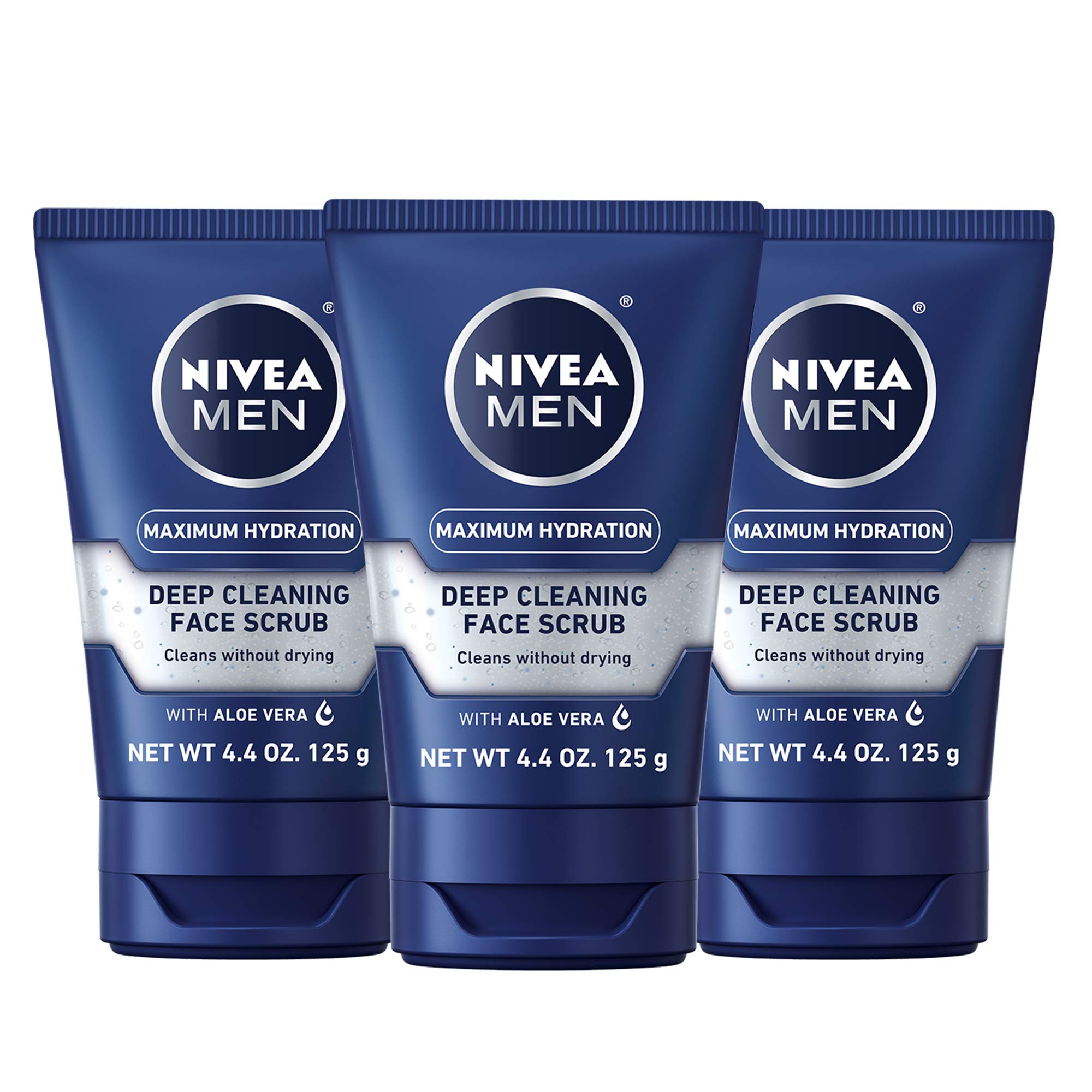 Foto 2 pulgar | Exfoliante Facial Nivea Men De Máxima Hidratación Con Aloe Vera 130 Ml X3 - Venta Internacional.