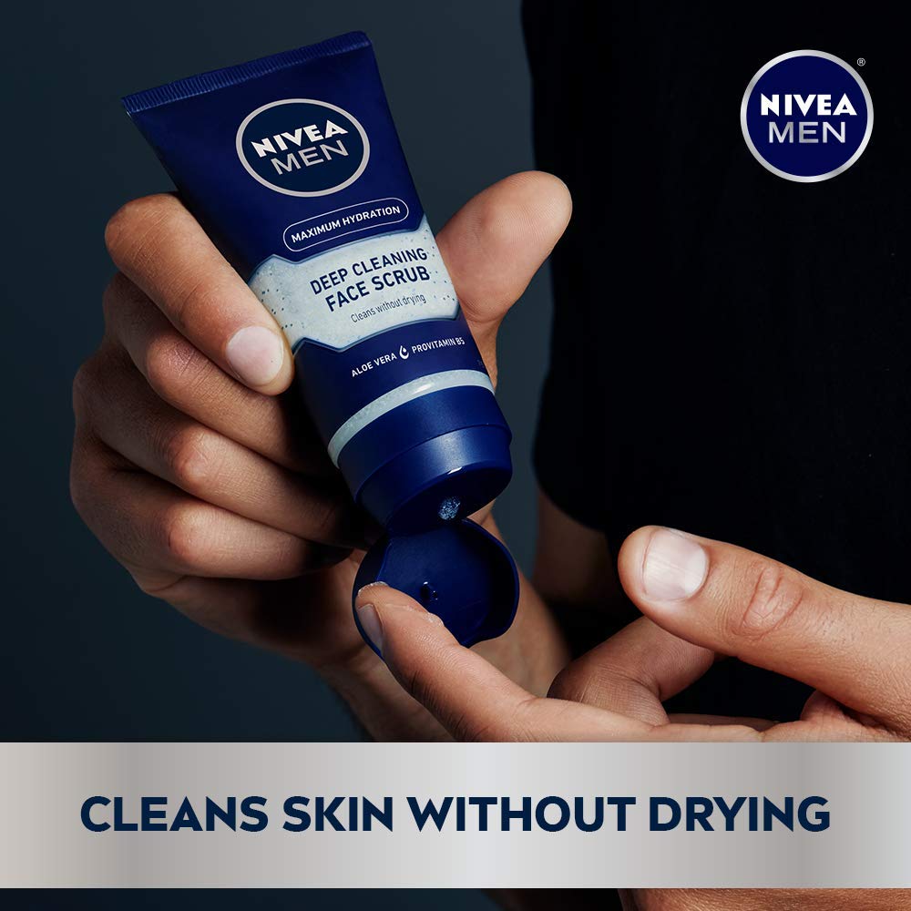 Foto 3 pulgar | Exfoliante Facial Nivea Men De Máxima Hidratación Con Aloe Vera 130 Ml X3 - Venta Internacional.