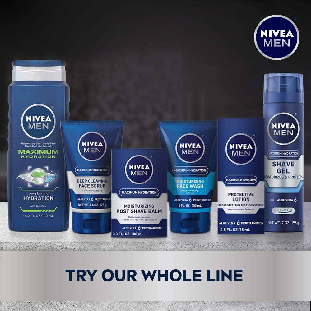 Foto 6 pulgar | Exfoliante Facial Nivea Men De Máxima Hidratación Con Aloe Vera 130 Ml X3 - Venta Internacional.