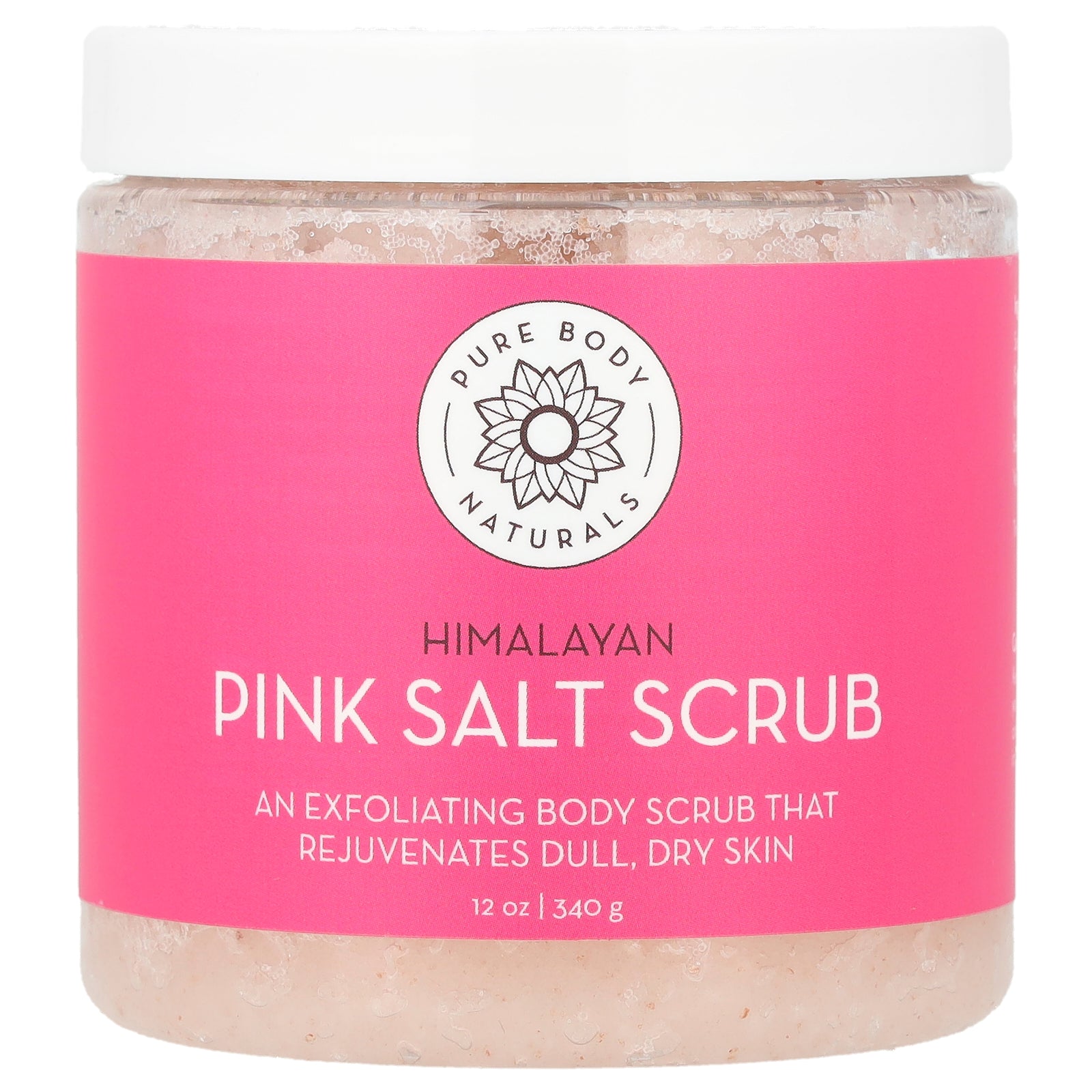 Foto 2 pulgar | Exfoliante De Sal Pure Body Naturals Sal Rosa Del Himalaya 340 G - Venta Internacional.