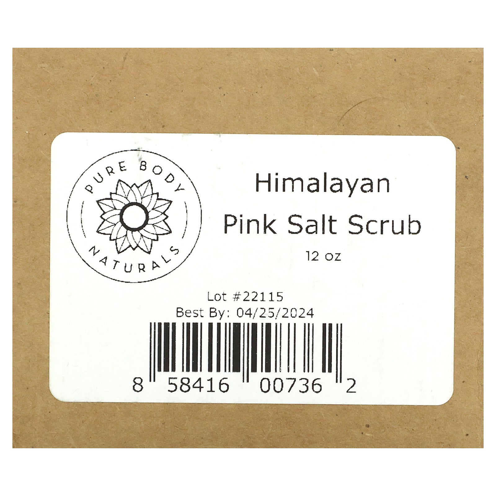 Foto 5 pulgar | Exfoliante De Sal Pure Body Naturals Sal Rosa Del Himalaya 340 G - Venta Internacional.