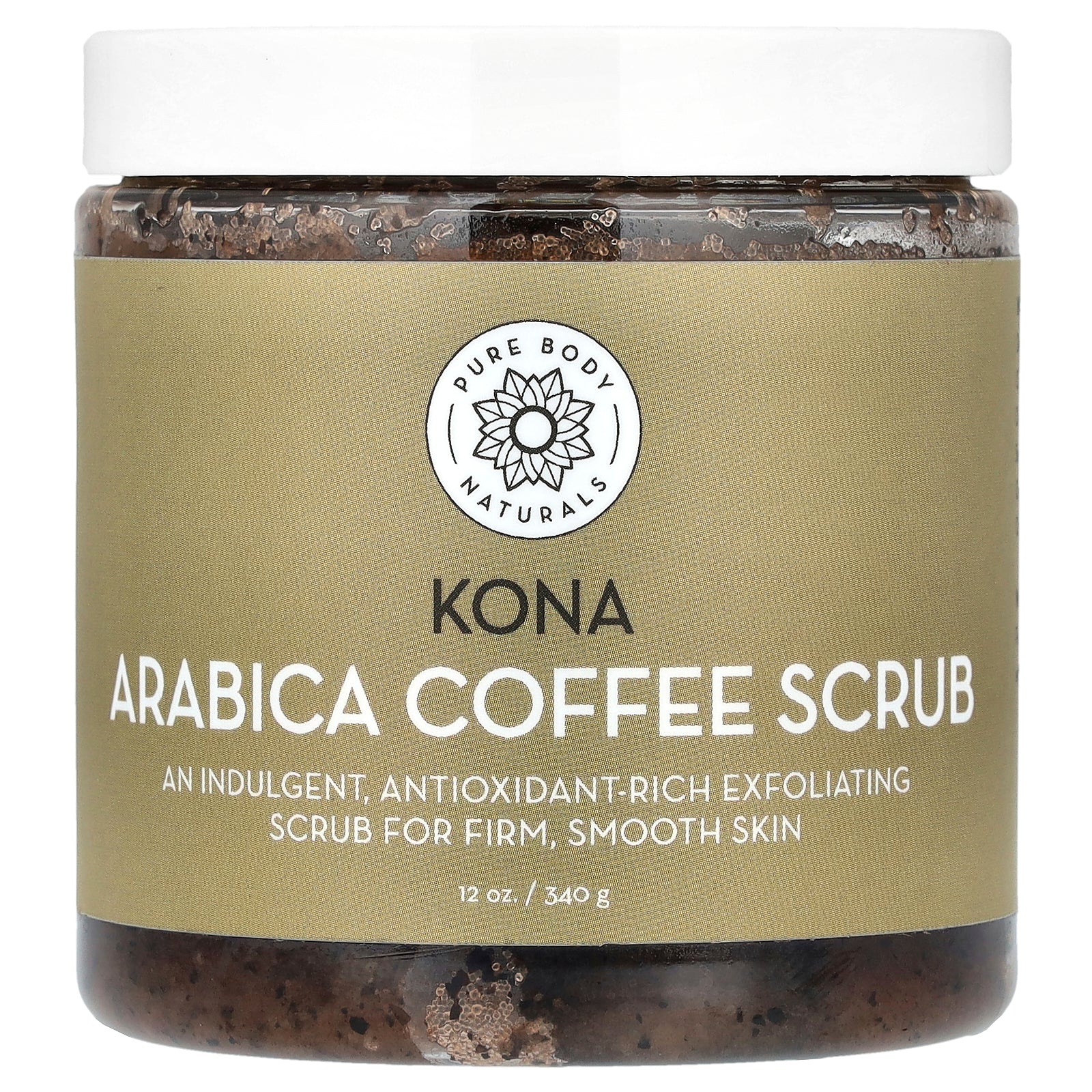 Exfoliante De Café Pure Body Naturals Kona Arabica 340 G - Venta Internacional.