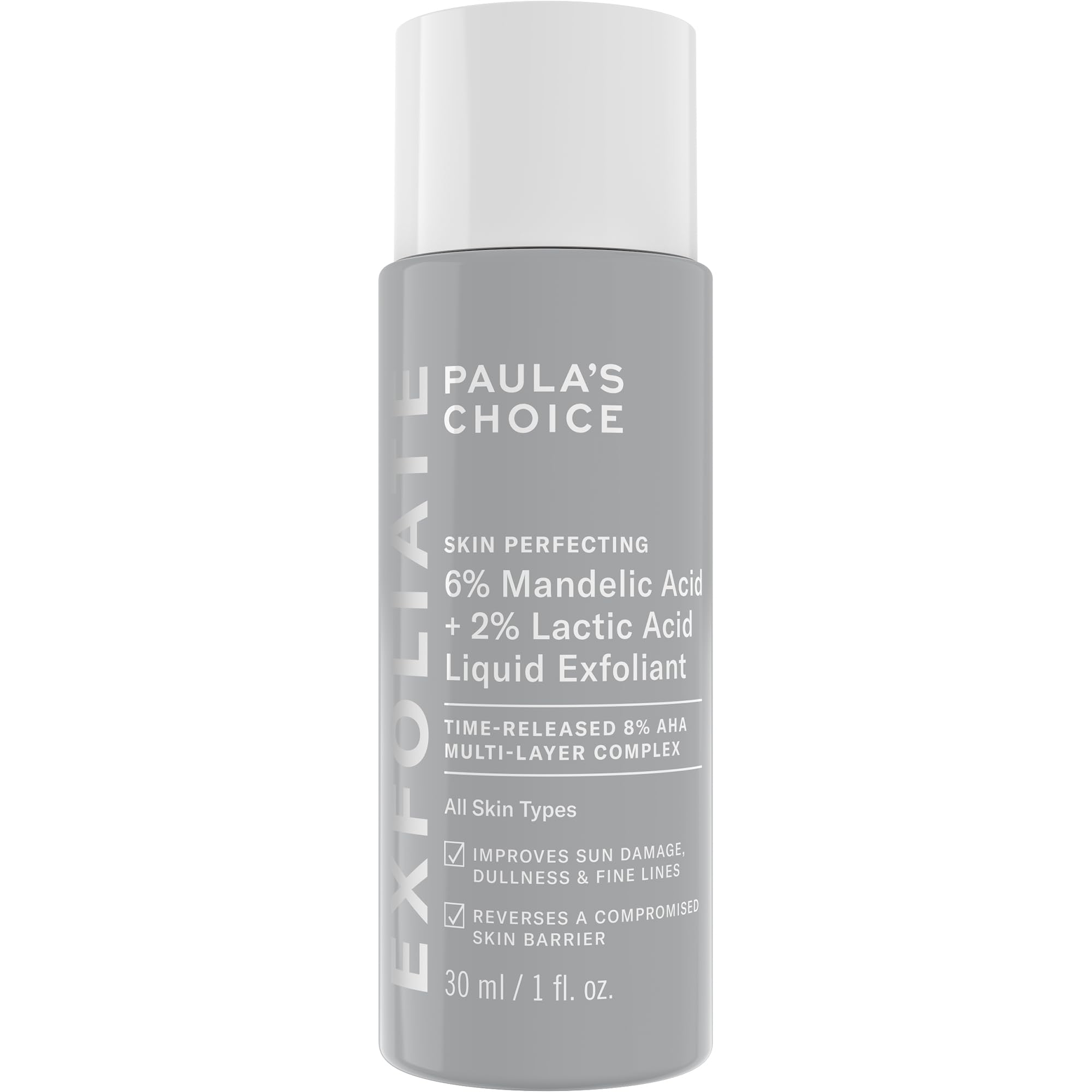 Exfoliante Paula's Choice 6% De Ácido Mandélico Y 2% De Ácido Láctico - Venta Internacional.