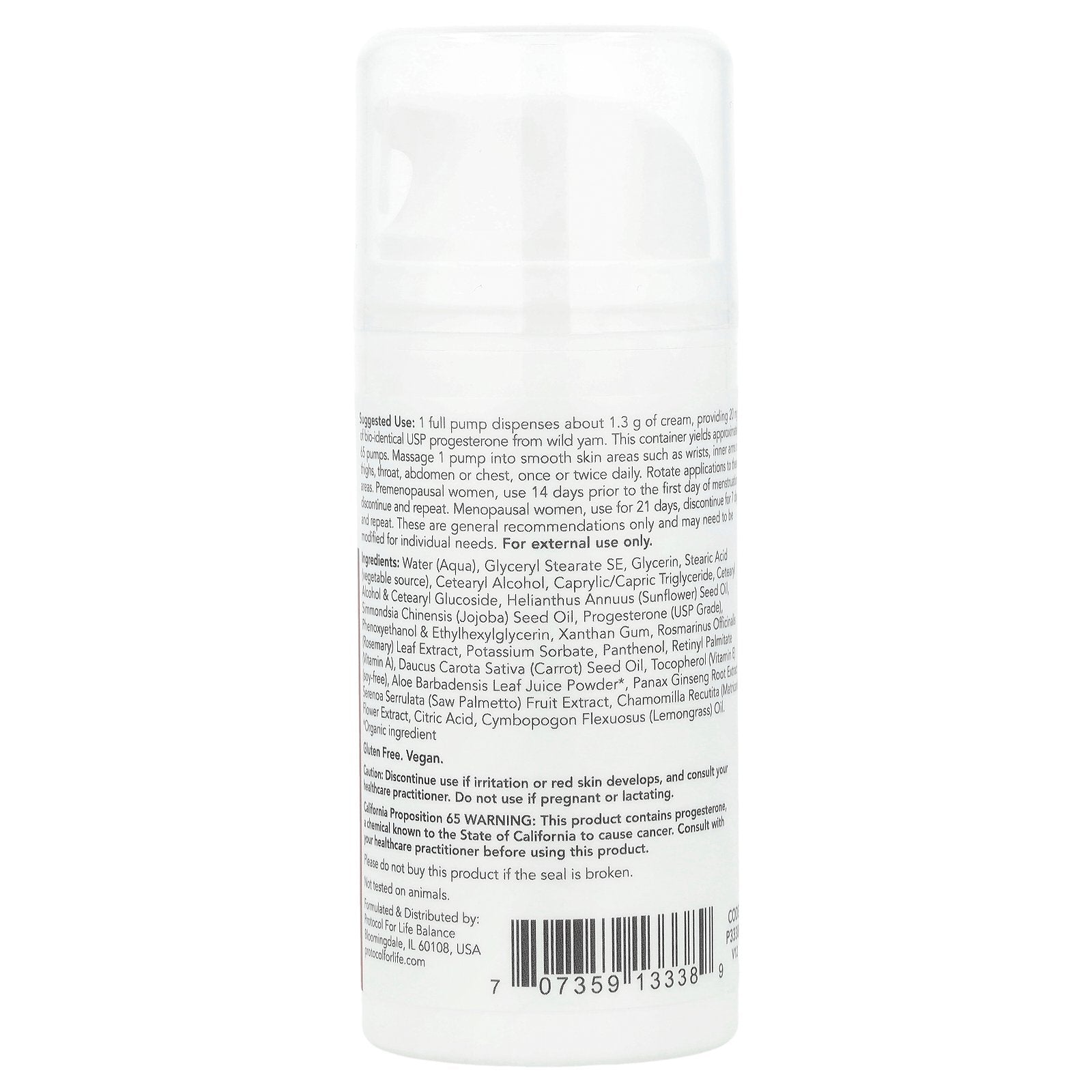 Foto 3 pulgar | Protocolo De Crema Para La Piel Life Balance Progesterone 85g - Venta Internacional.
