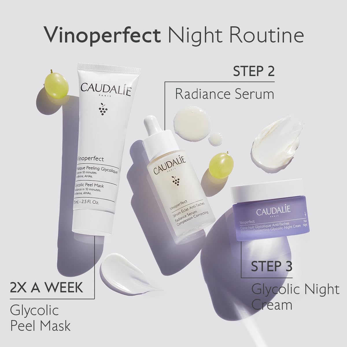 Foto 5 pulgar | Mascarilla Exfoliante Caudalie Vinoperfect Glicólico Y Aha 75 Ml - Venta Internacional.
