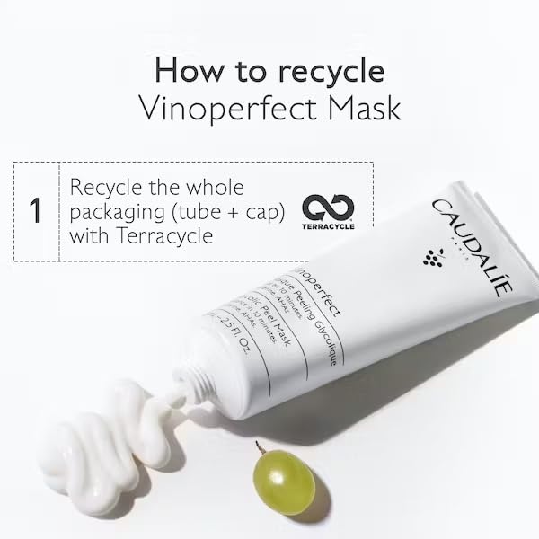 Foto 7 pulgar | Mascarilla Exfoliante Caudalie Vinoperfect Glicólico Y Aha 75 Ml - Venta Internacional.