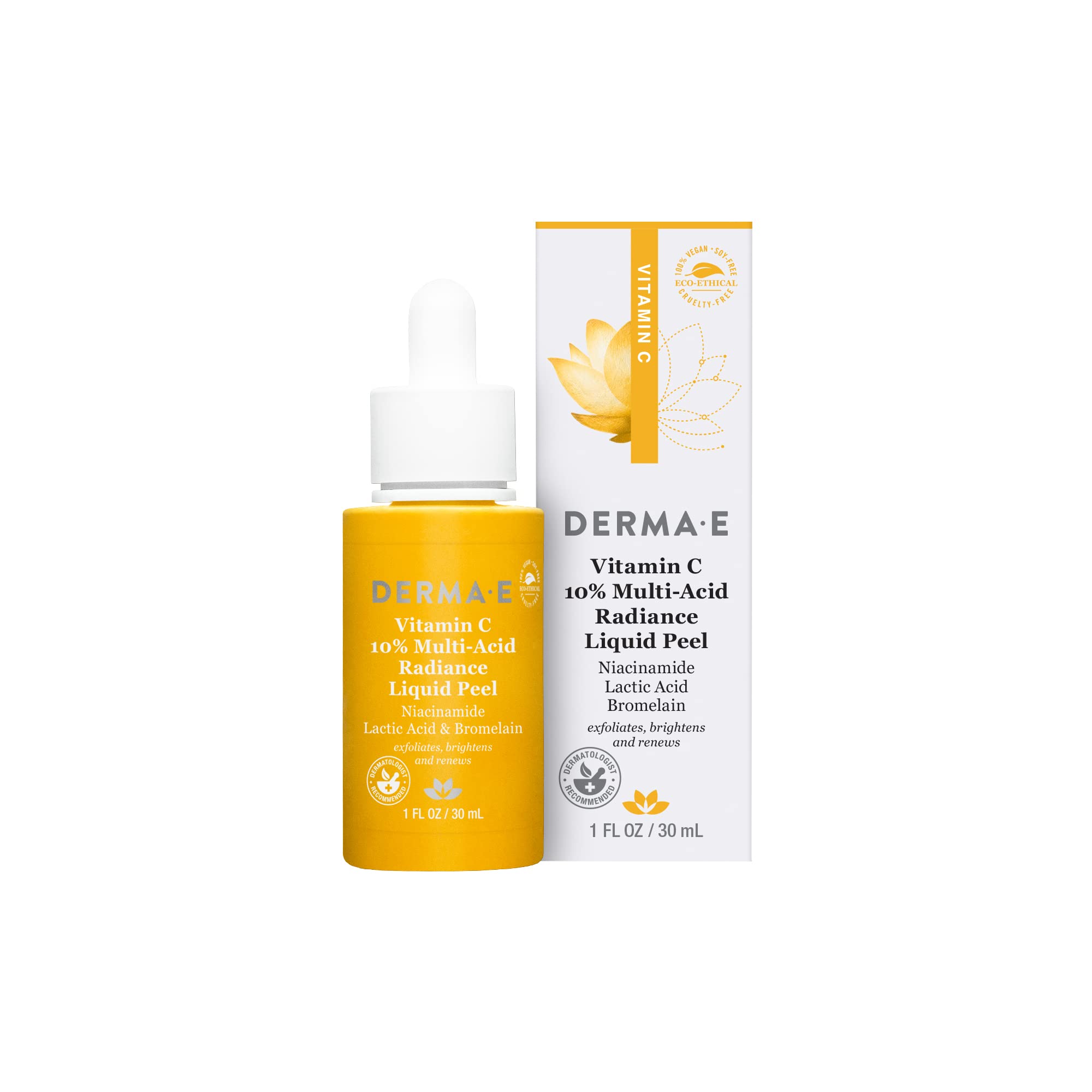 Sérum De Vitamina C Derma E 10% Con Niacinamida 30 Ml - Venta Internacional.