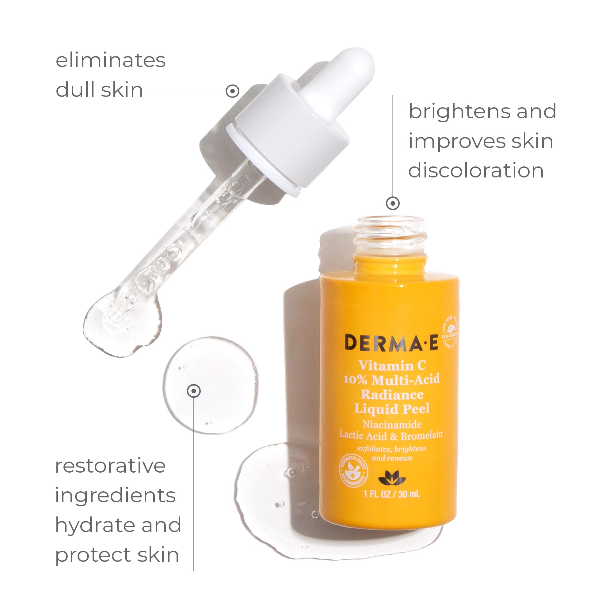 Foto 3 pulgar | Sérum De Vitamina C Derma E 10% Con Niacinamida 30 Ml - Venta Internacional.