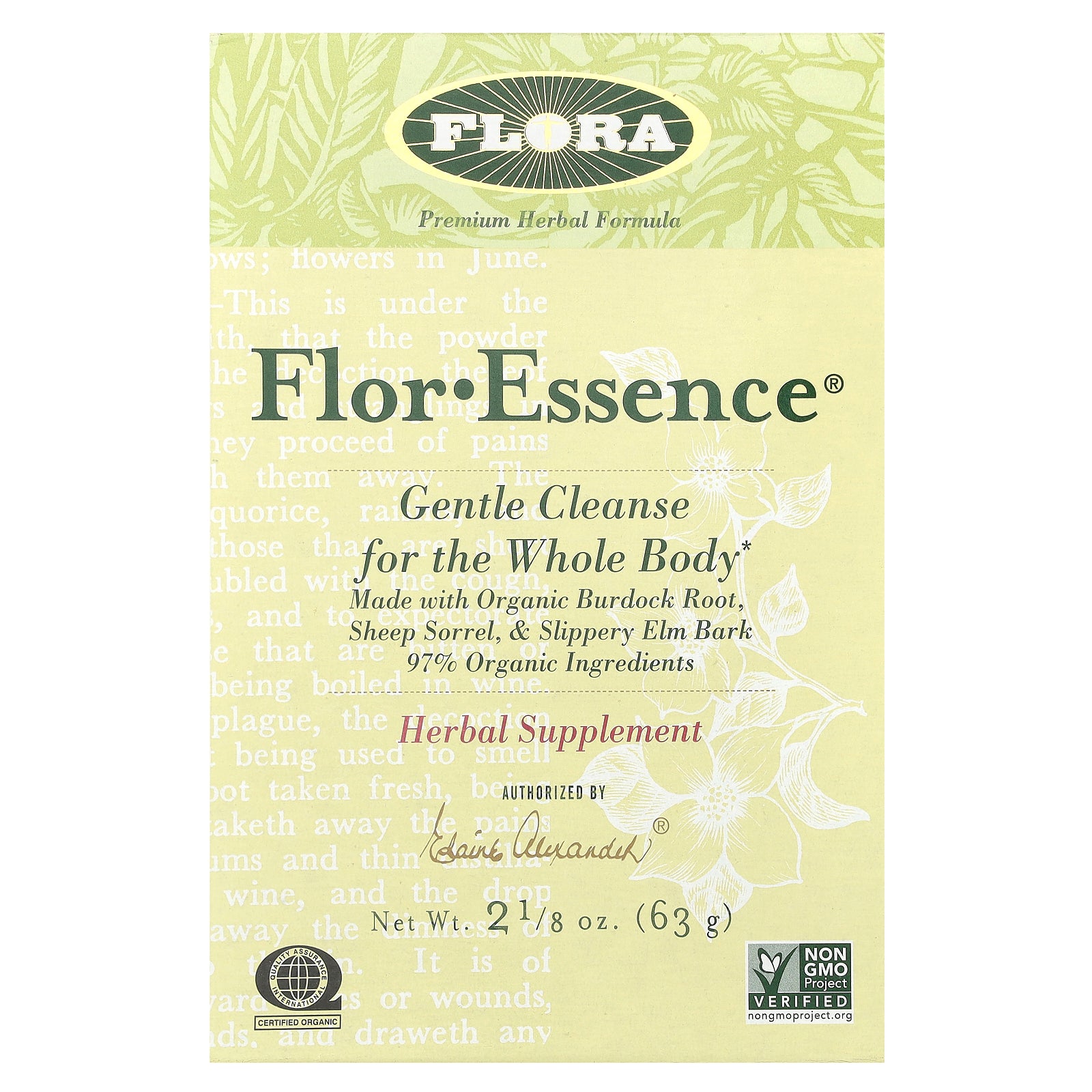 Suplemento Flora Flor·essence  Gentle Cleanse Para Todo El Cuerpo 63 G - Venta Internacional.