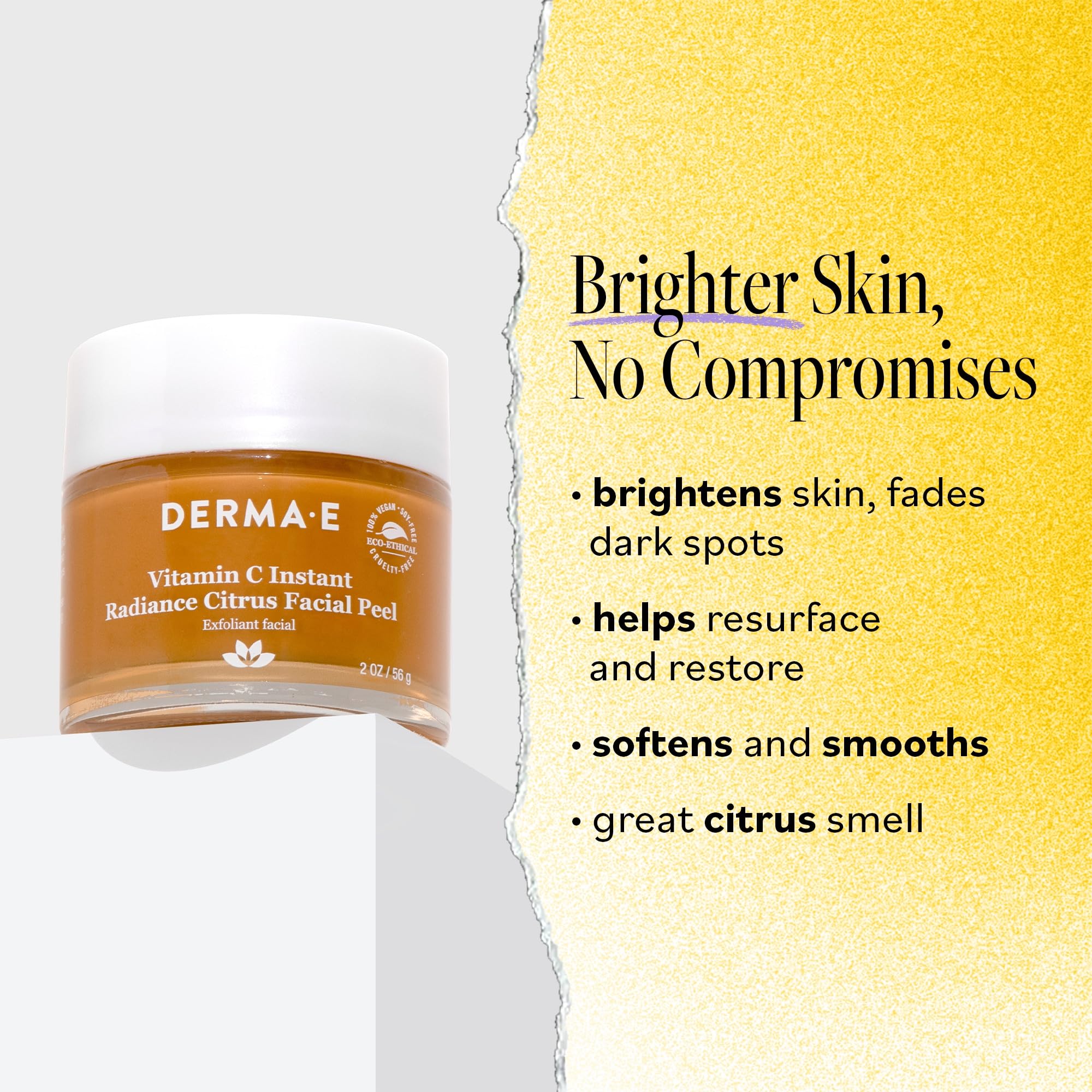 Foto 3 pulgar | Exfoliante Facial Derma E Vitamina C Instant Radiance 60 Ml - Venta Internacional.