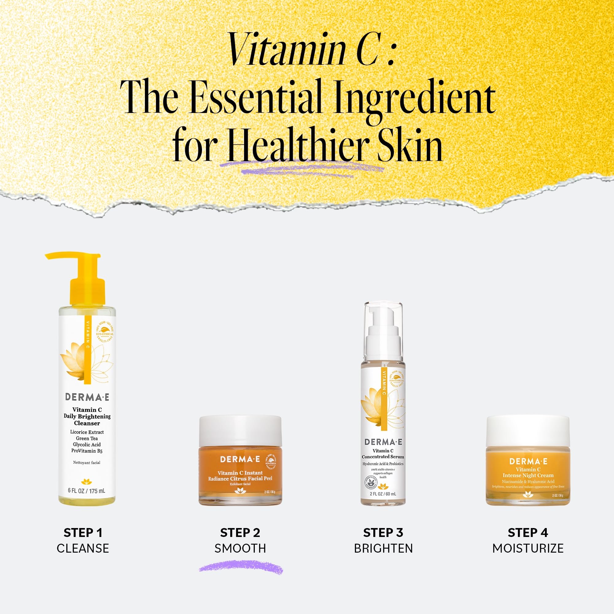 Foto 5 pulgar | Exfoliante Facial Derma E Vitamina C Instant Radiance 60 Ml - Venta Internacional.