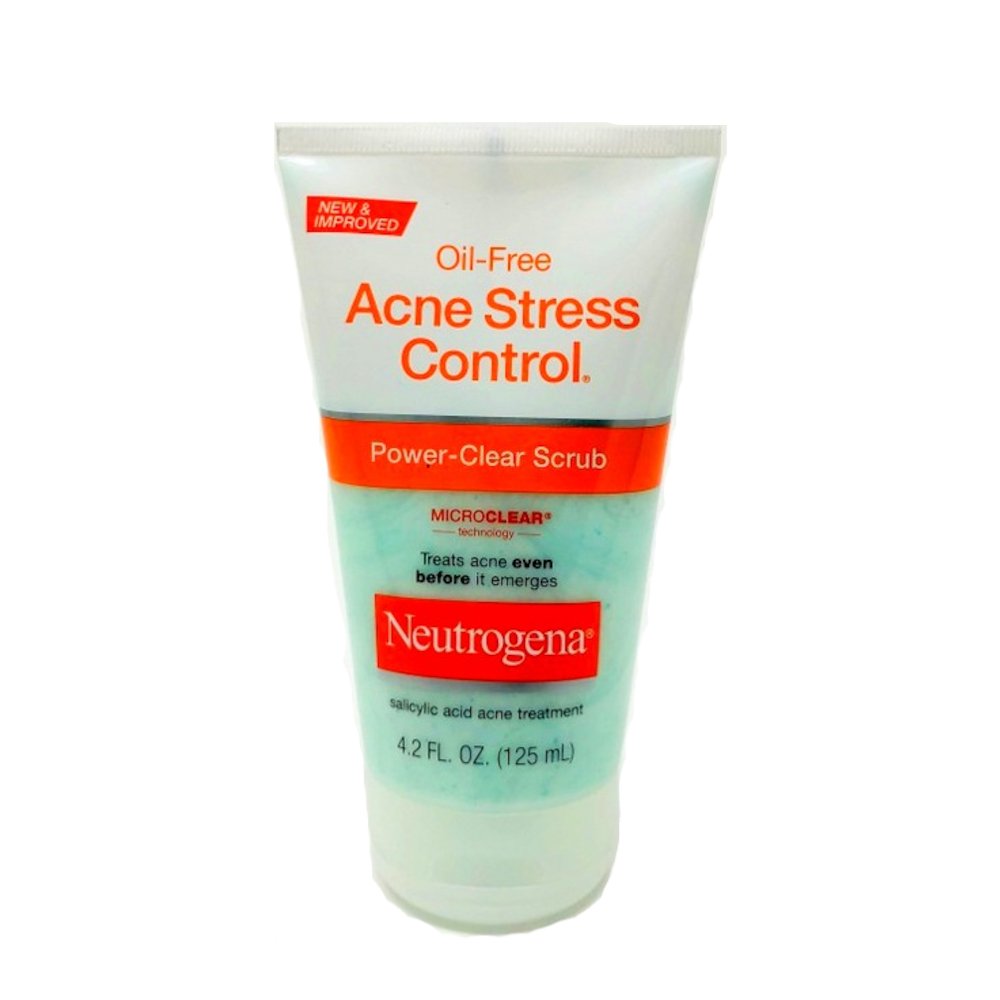 Foto 2 pulgar | Scrub Neutrogena Acne Stress Control Power-clear 375 Ml (x3) - Venta Internacional.